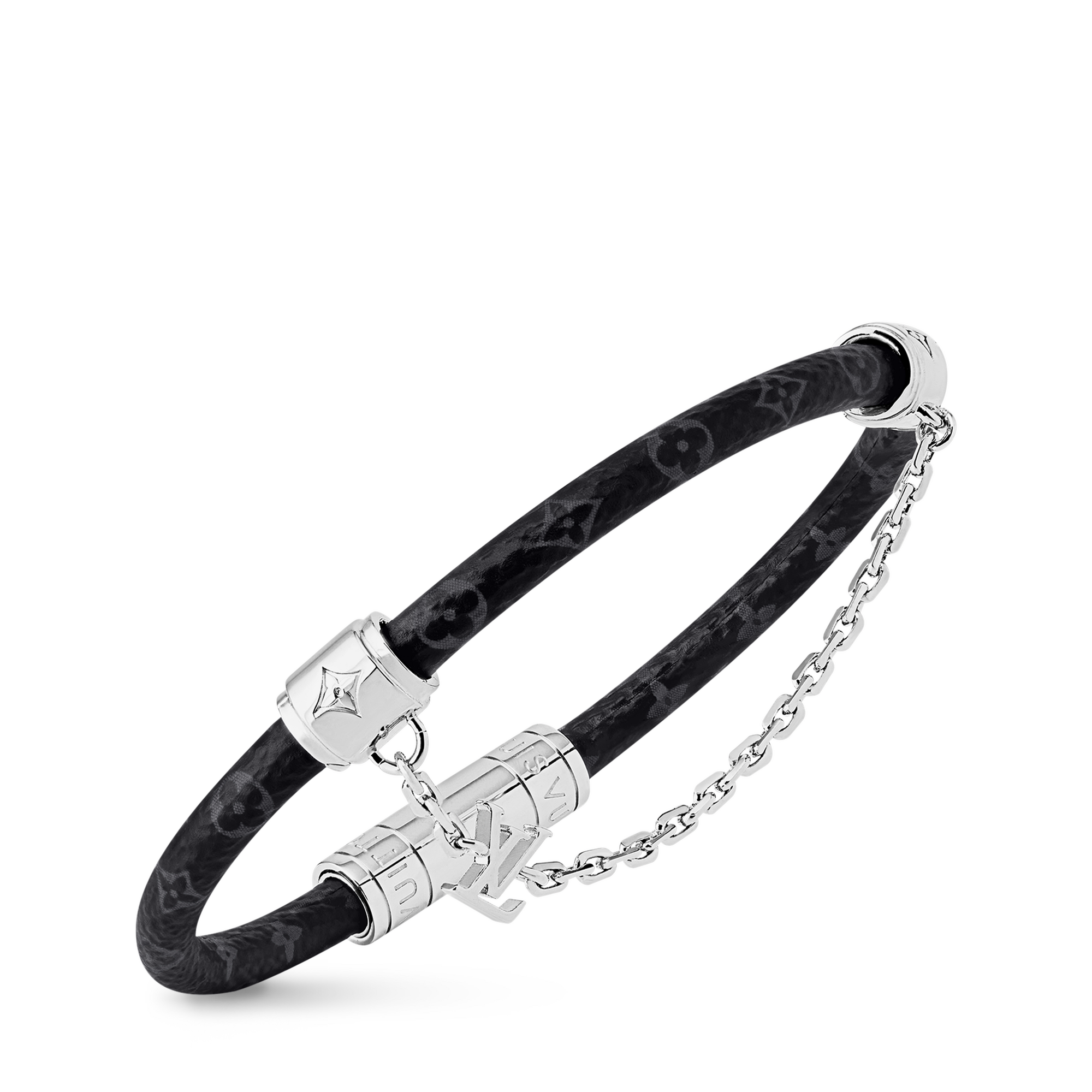 Chain It Bracelet Monogram Eclipse Canvas in Men