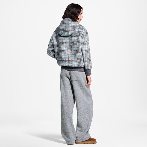 Check Tweed Zip-Up Jacket in Women's Ready to Wear Coats and Jackets collections by Louis Vuitton (Product zoom)