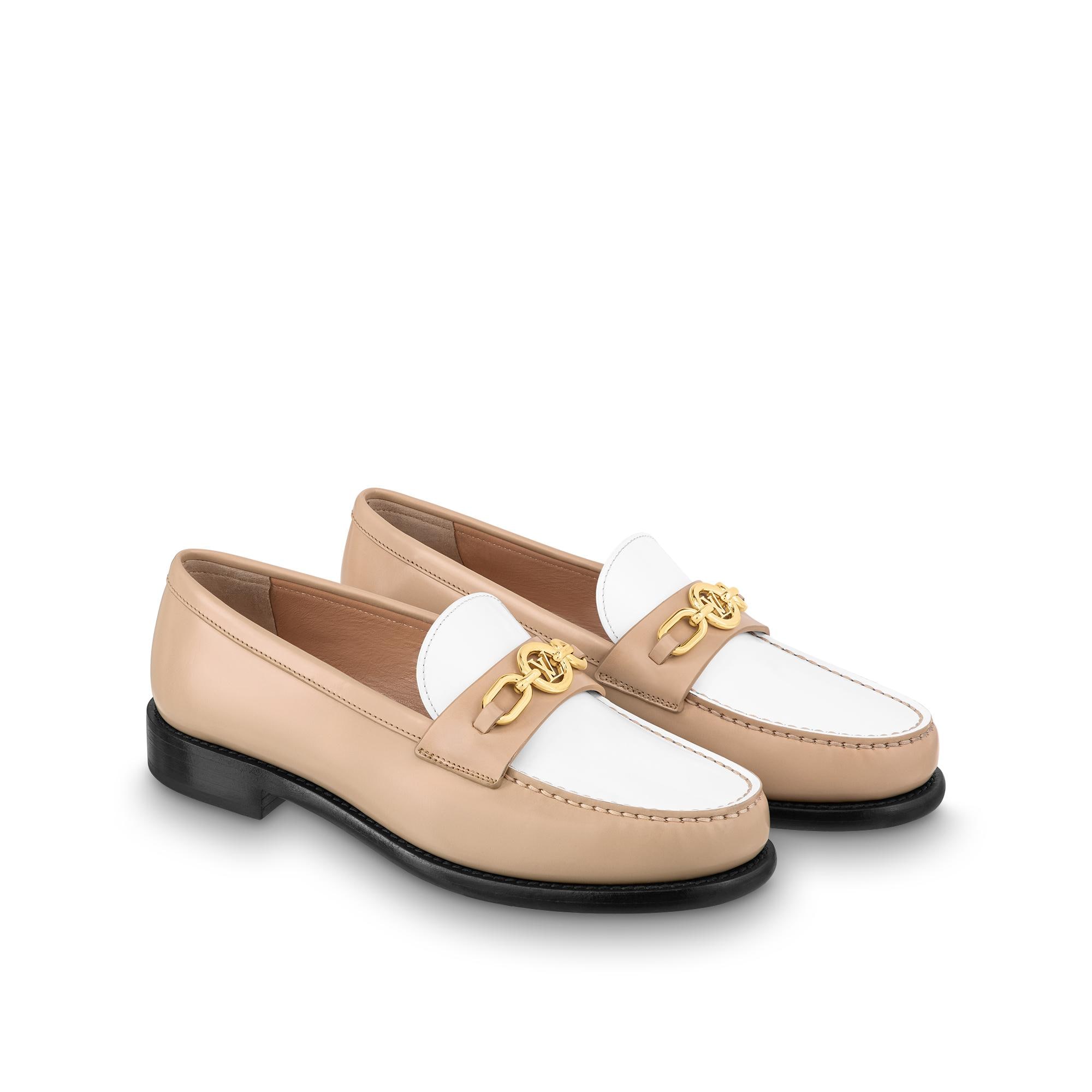 white loafer flats