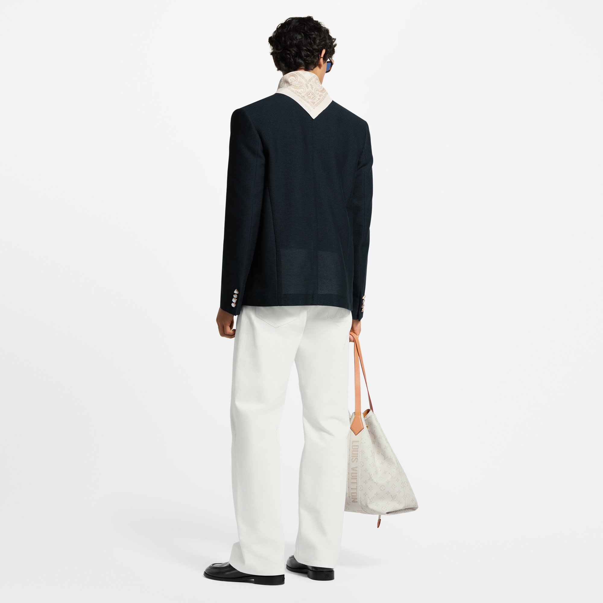 時尚無領外套  in 男士