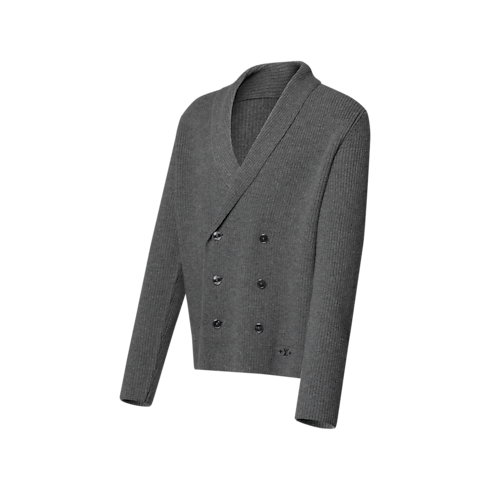 Chunky Double-Breasted Cardigan in Men's New In Men } collections by Louis Vuitton (Product zoom)