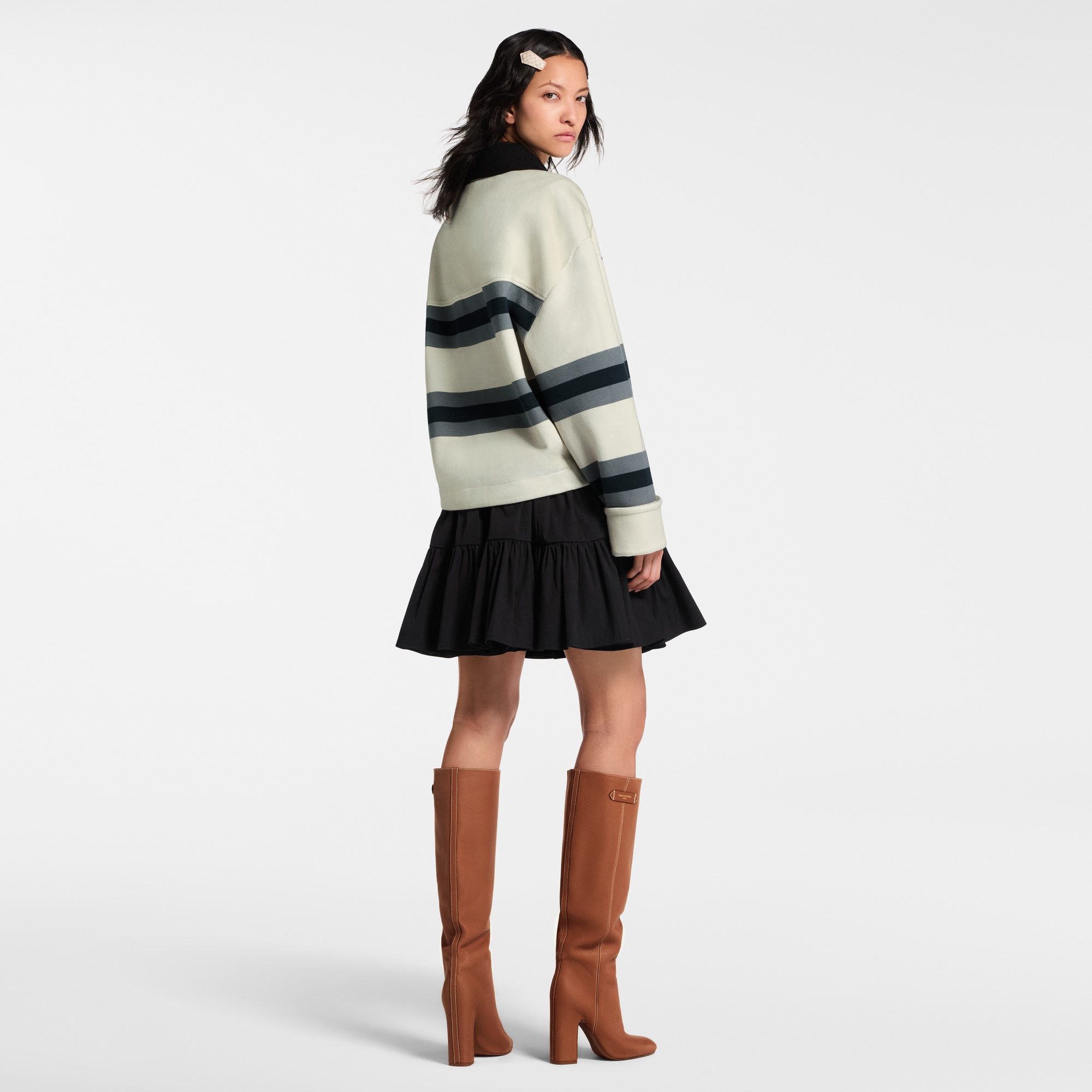 粗條紋 Polo 上衣  in 女士