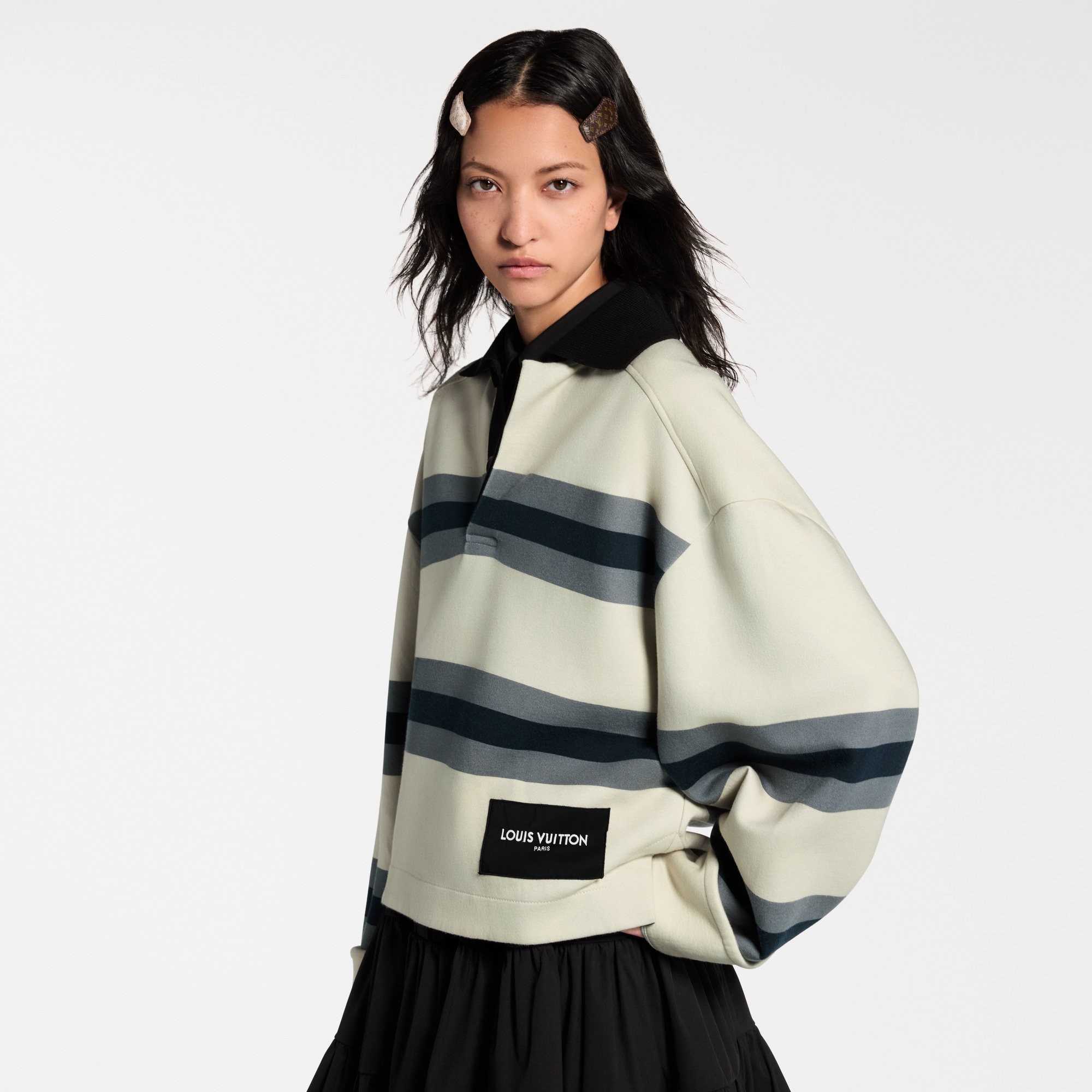 粗條紋 Polo 上衣  in 女士