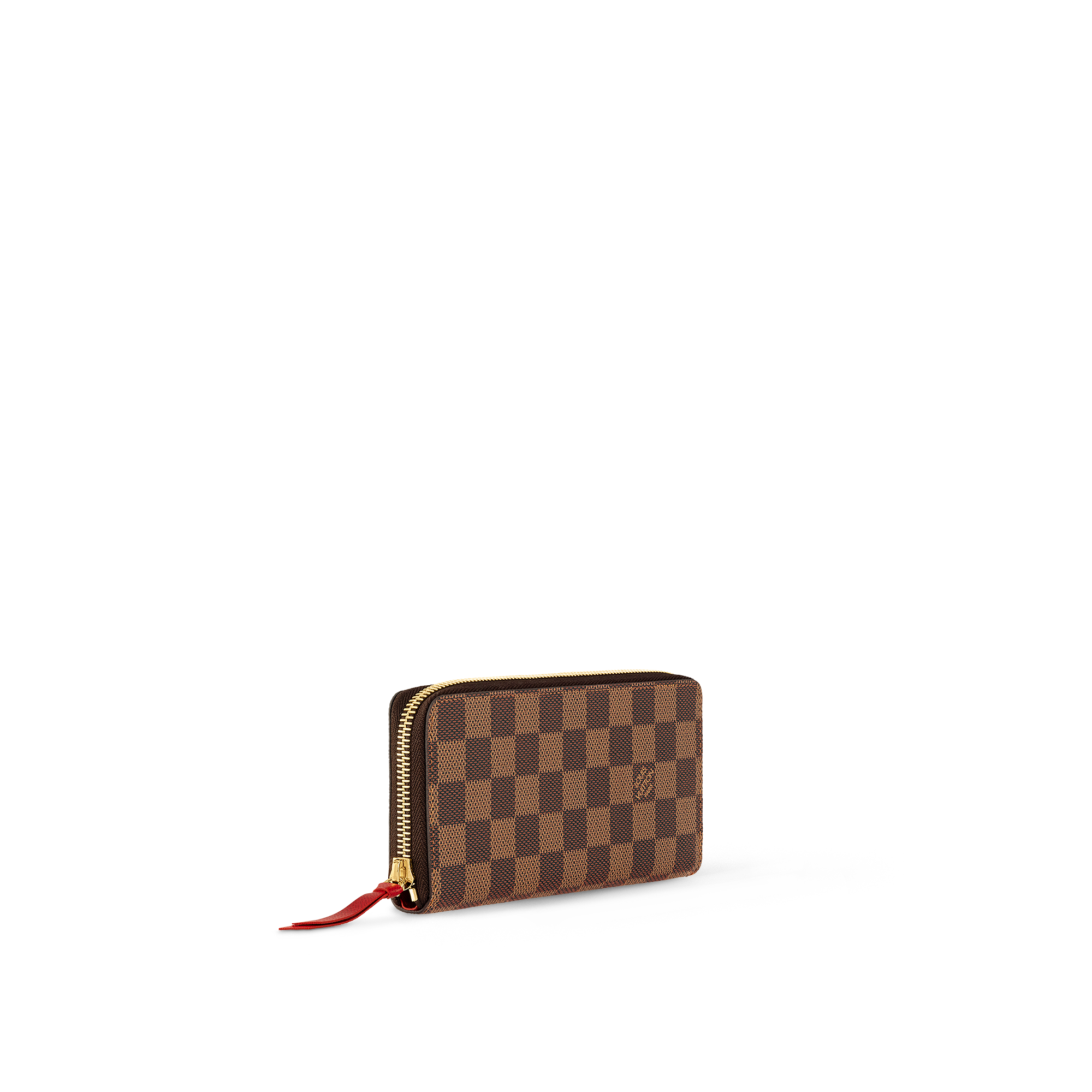 Clémence Wallet Damier Ebène Canvas in Women