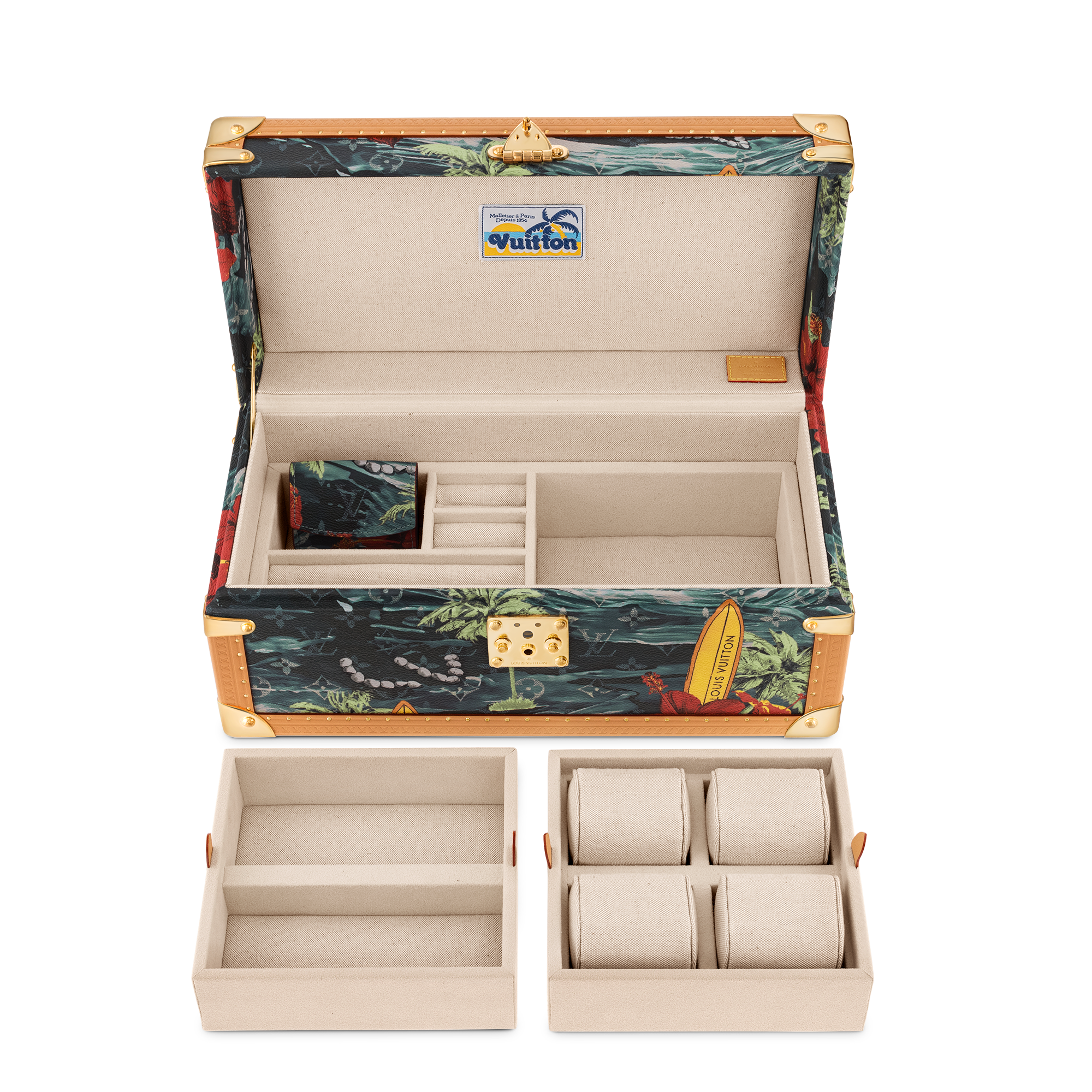 Coffret Accessoires Monogram Other Canvas in Trunks, Travel and Home