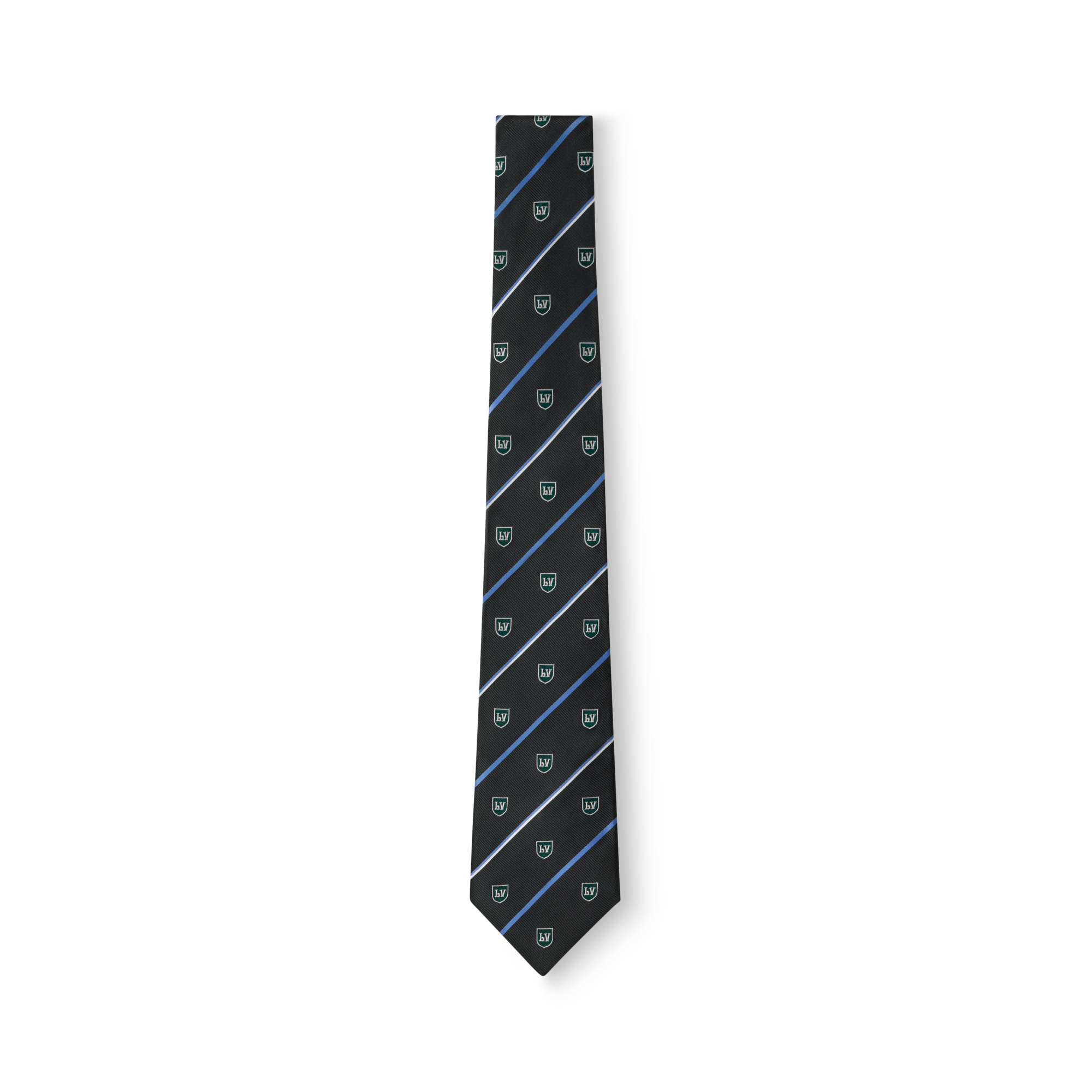 College LV Crest Tie . in Men