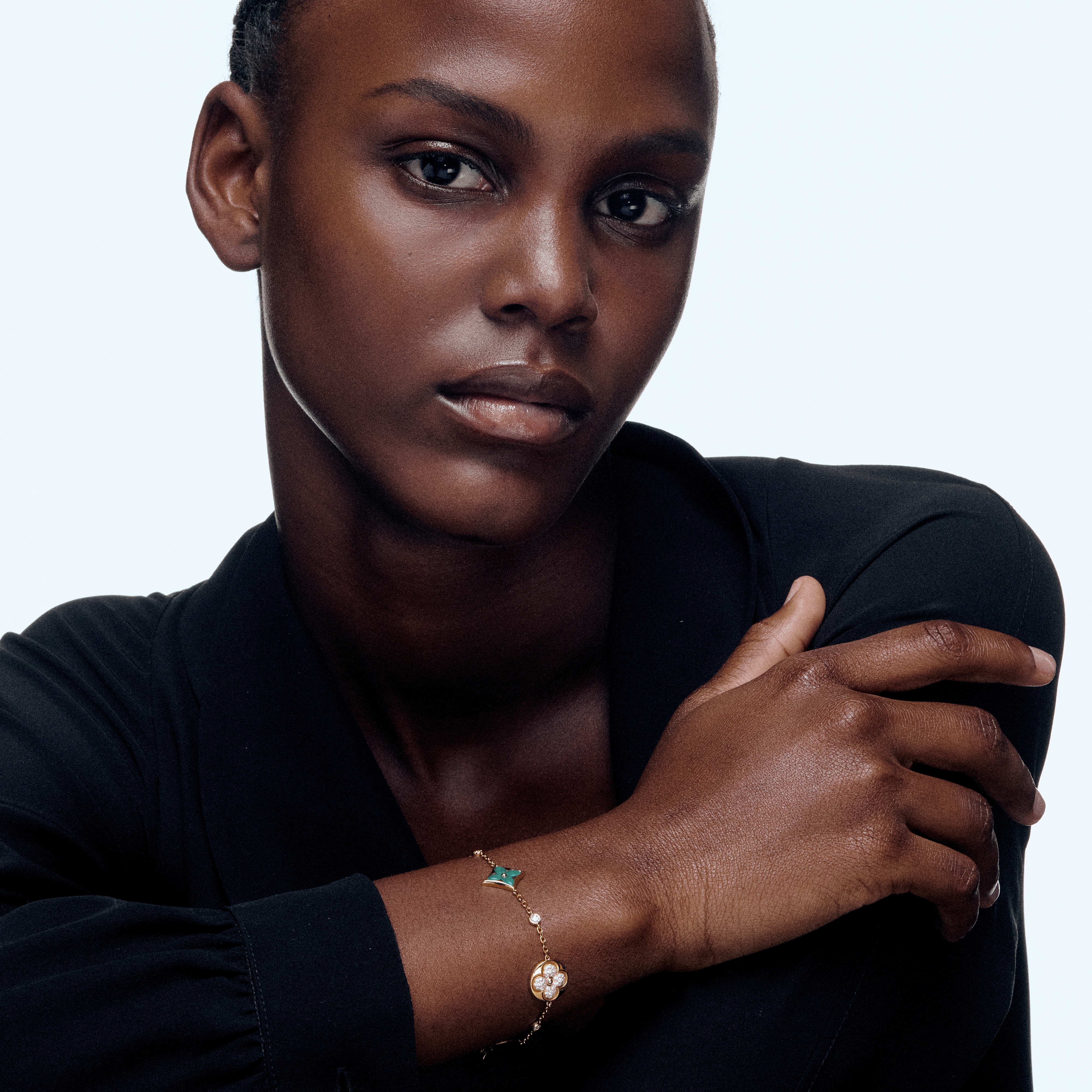 Color Blossom BB Multi-Pattern 手鏈 - 配黃K金、天河石及鑽石  in 珠寶系列