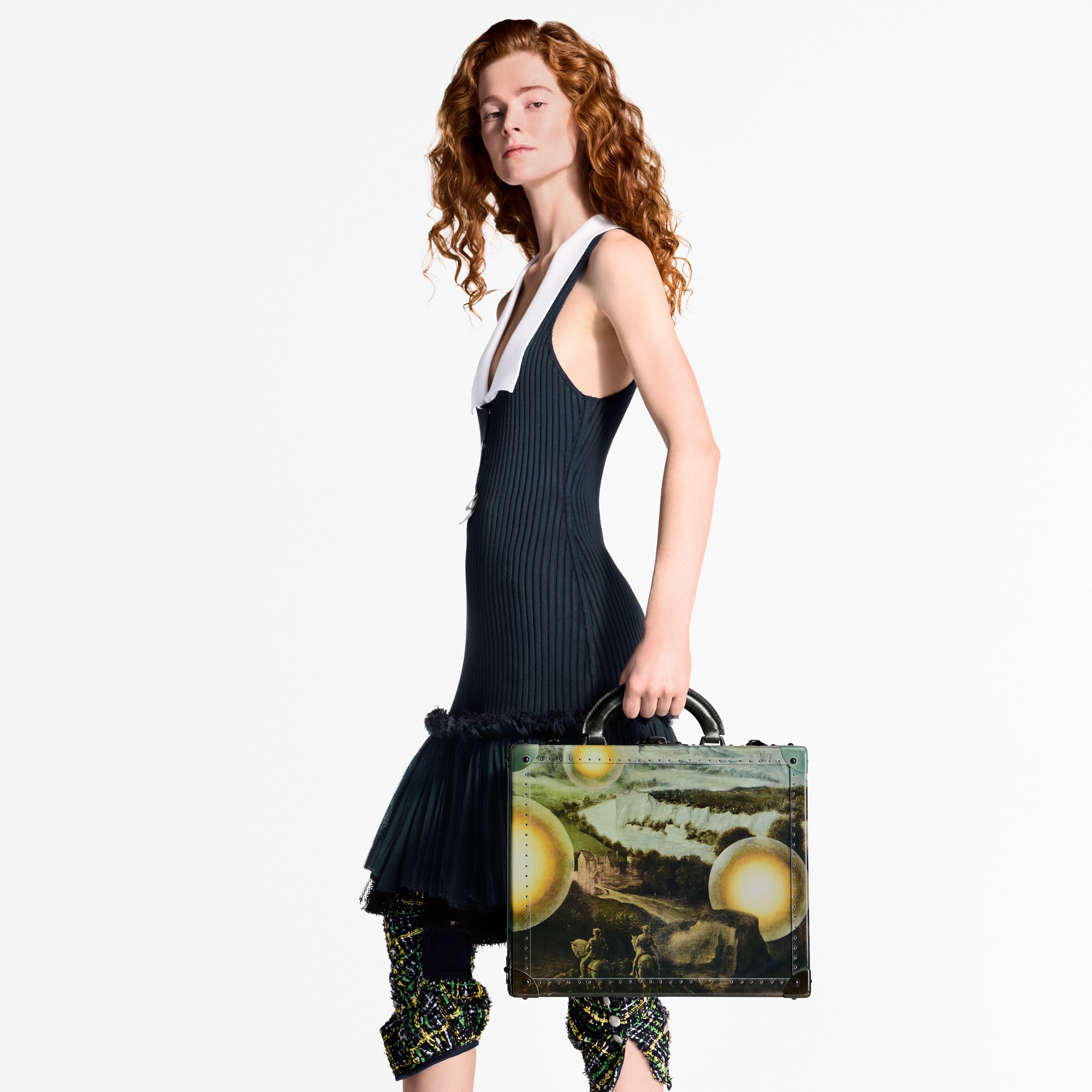 Cotteville 35 Grasso Monogram Other Canvas in Trunks, Travel and Home