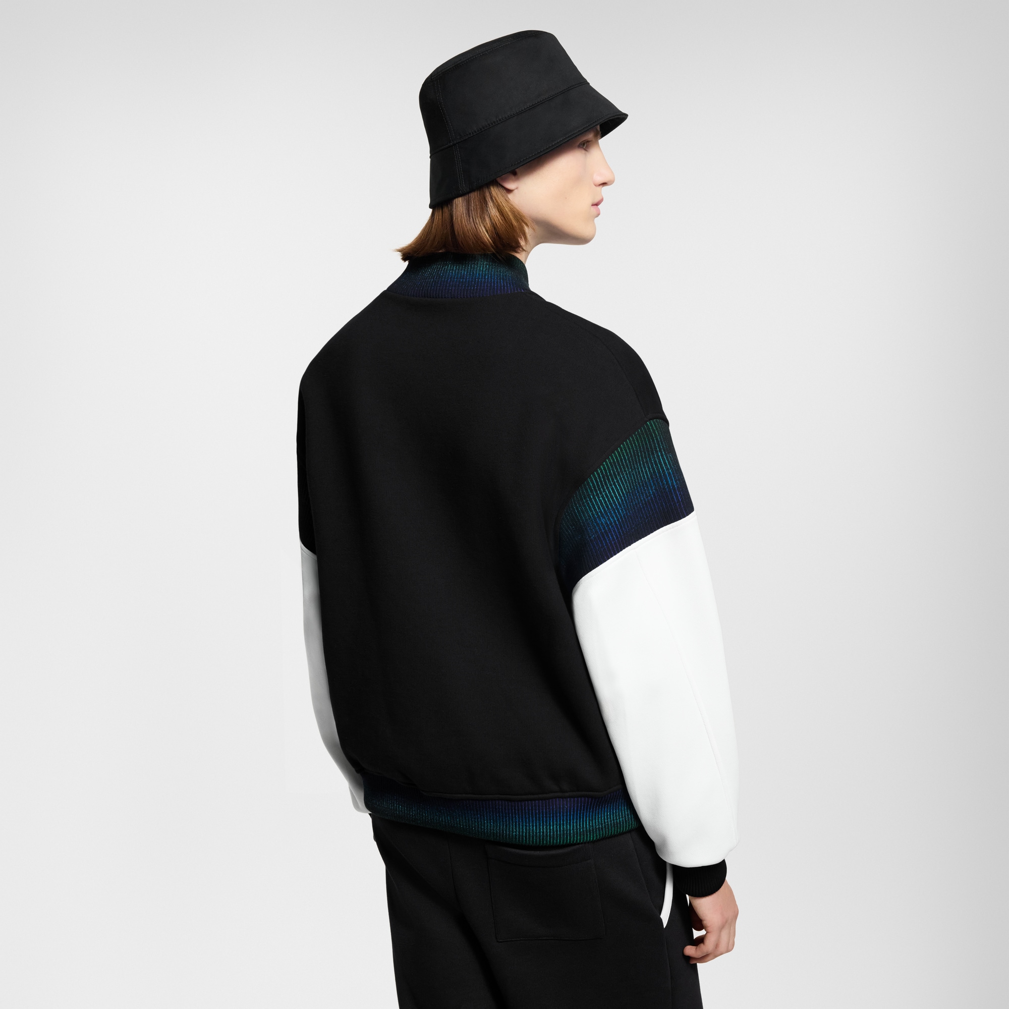 針織棉布棒球外套  in 男士