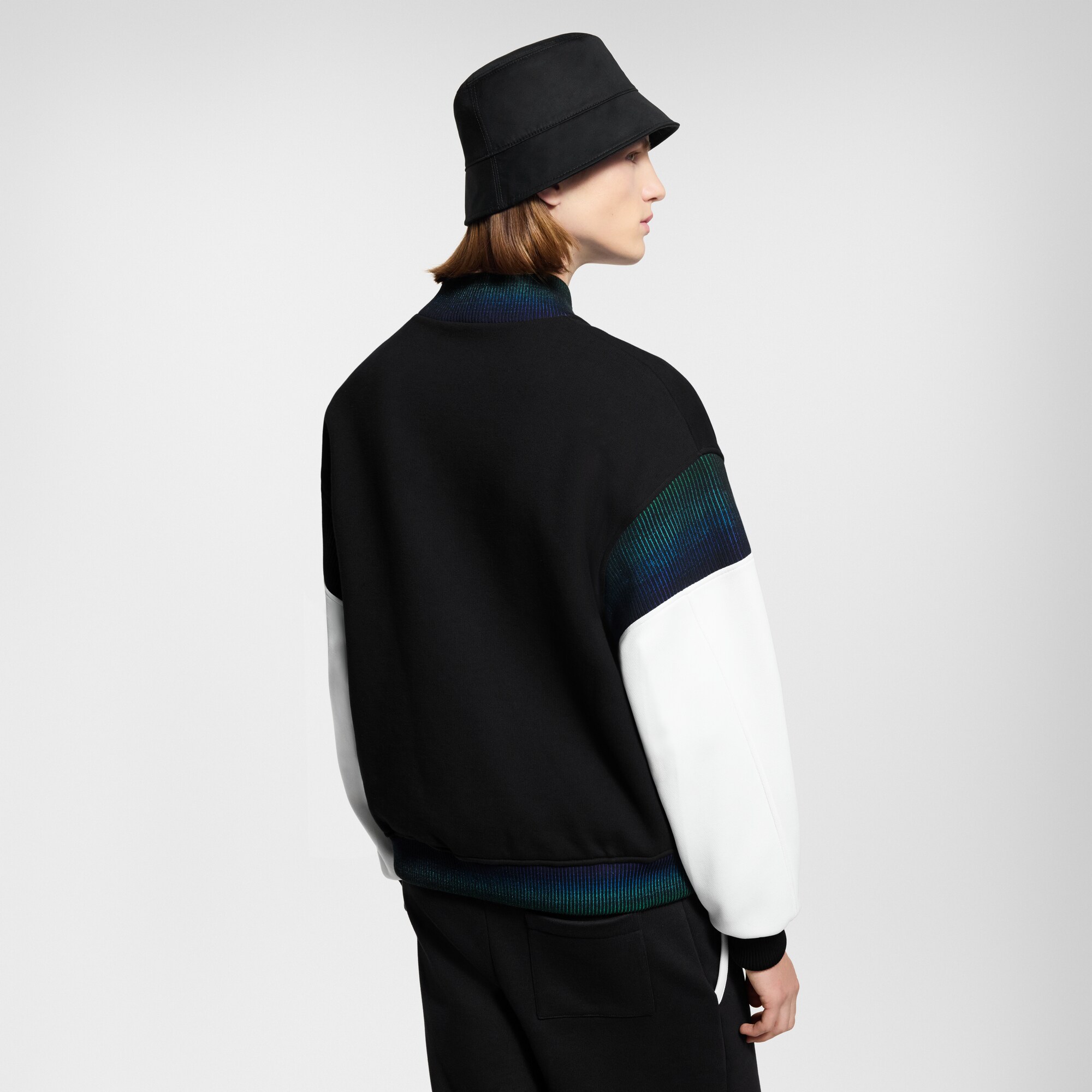 Cotton Jersey Varsity Blouson  in Men