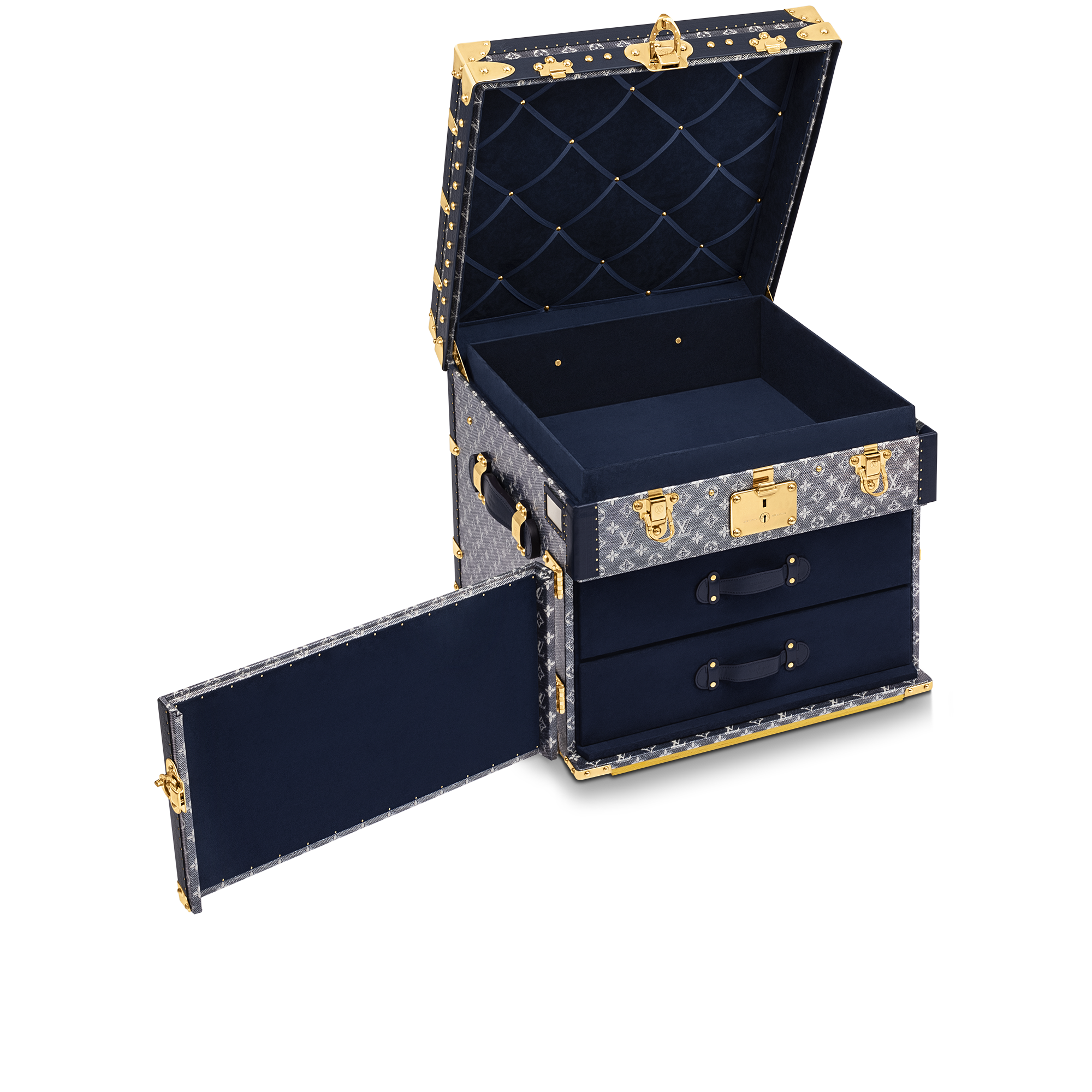 Courrier Lozine Carré Other Monogram Canvas in Trunks, Travel and Home