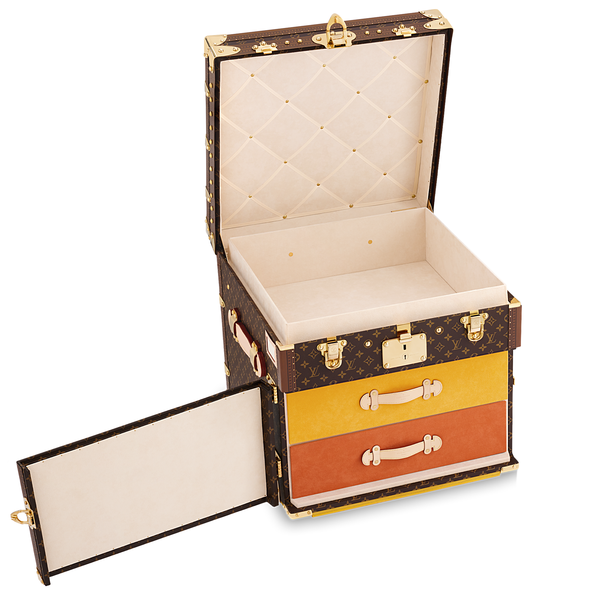 Courrier Lozine Carre Gauche Tricolore Monogram 帆布 in 行李箱、旅行用品及家居精品