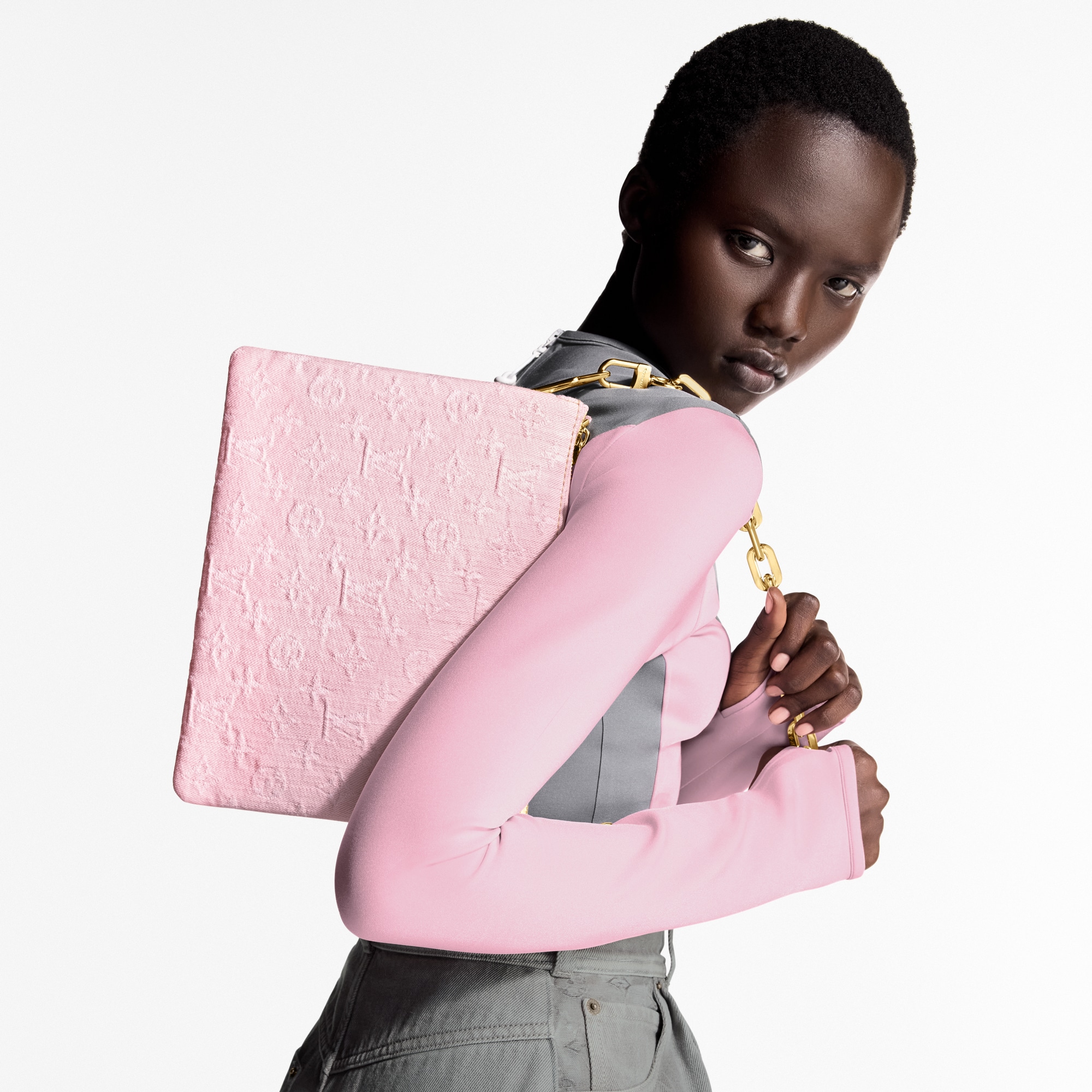 Coussin PM Monogram Denim in Bags and Small Leather Goods