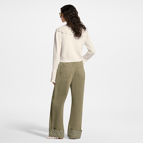 Crochet Flounce Cardigan in Women's Pre-Fall 2026 Collection } collections by Louis Vuitton (Product zoom)