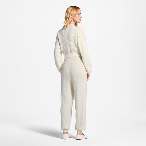 Cropped Cable Knit Cardigan in Women's Ready to Wear Knitwear collections by Louis Vuitton (Product zoom)