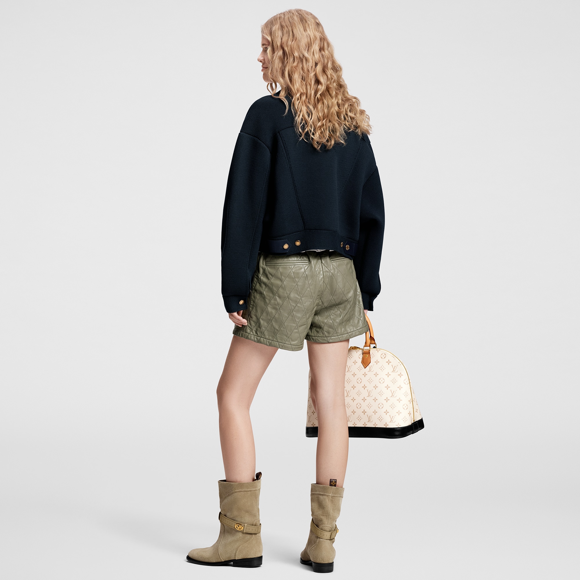 短身密織針織外套  in 女士