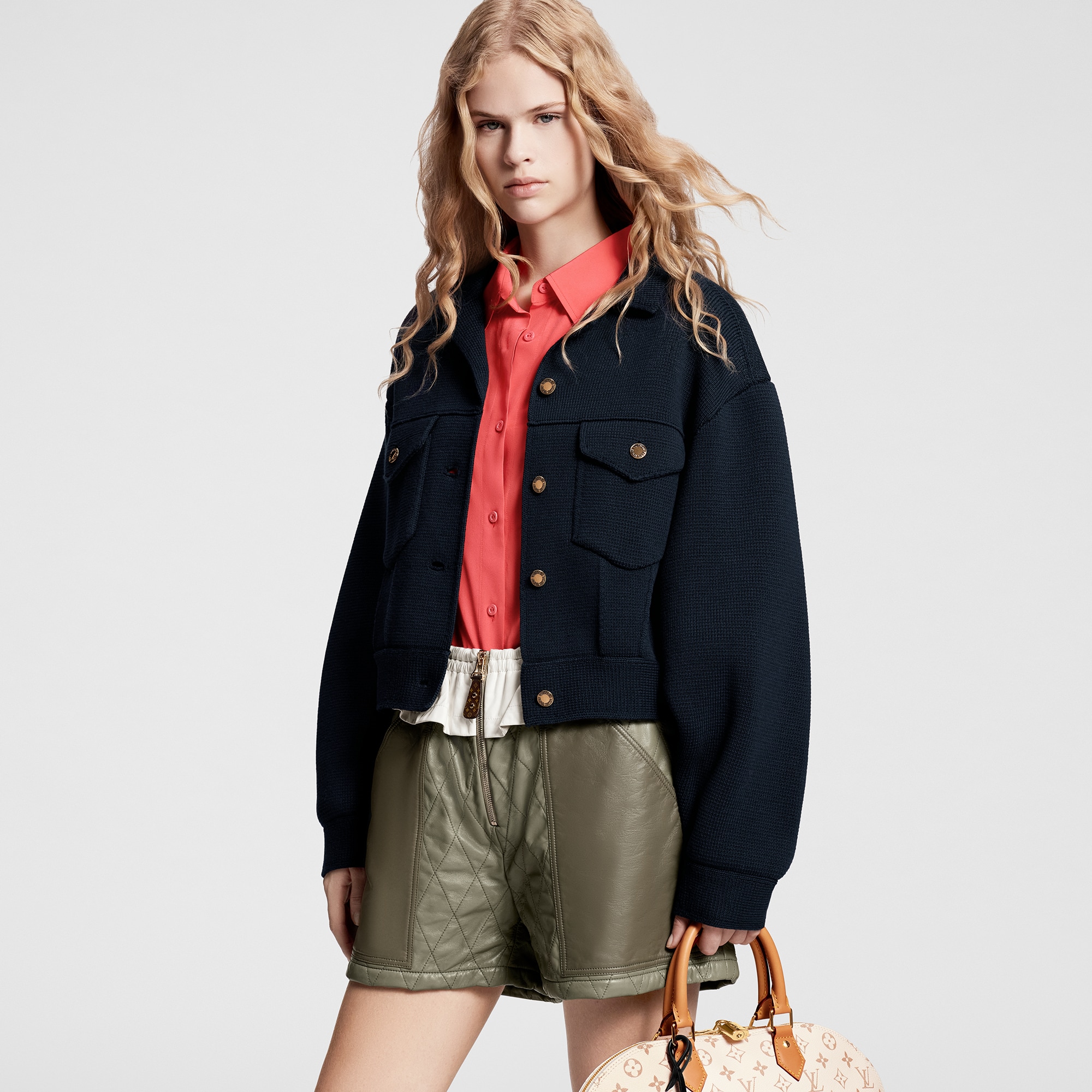 短身密織針織外套  in 女士