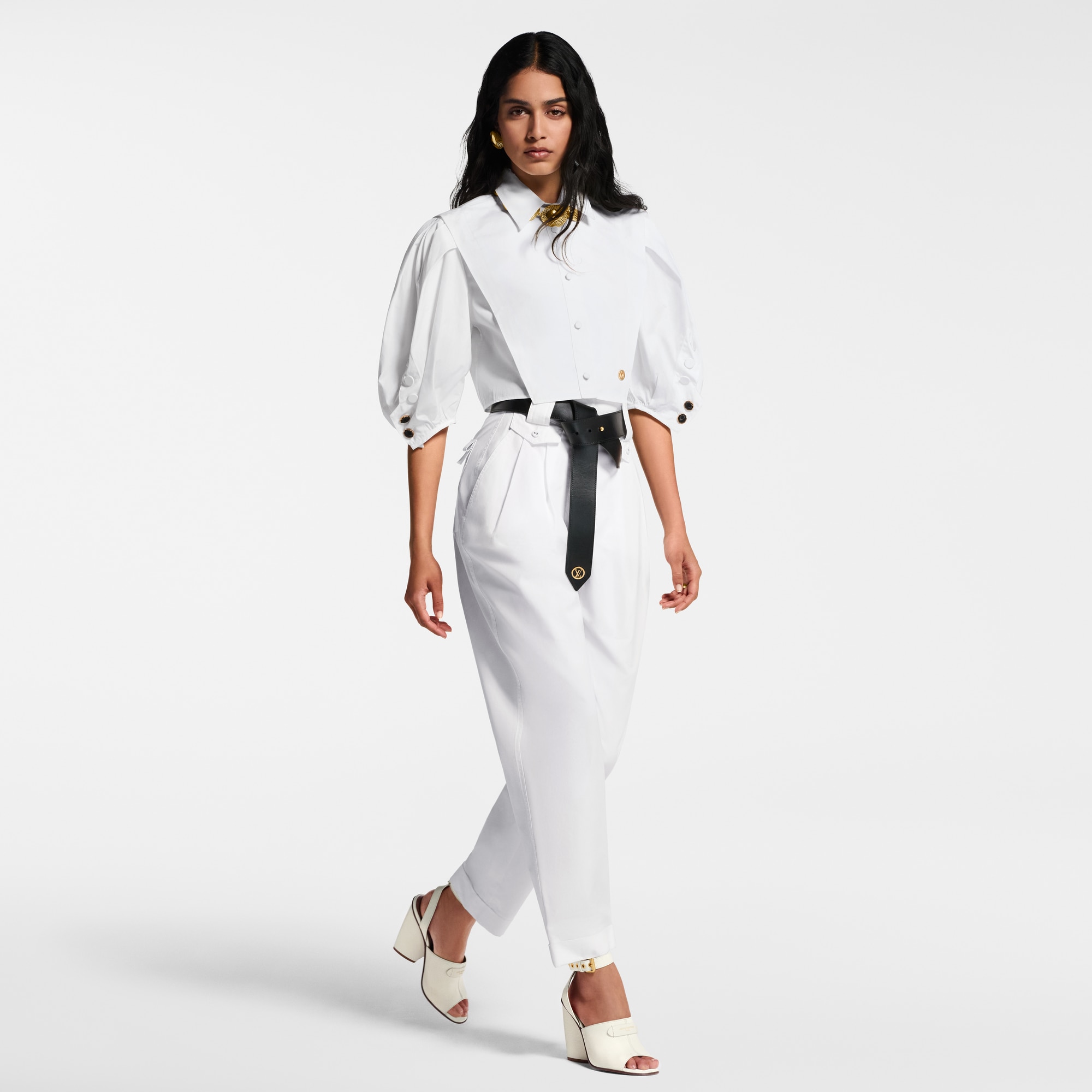 摺腳闊腿褲  in 女士