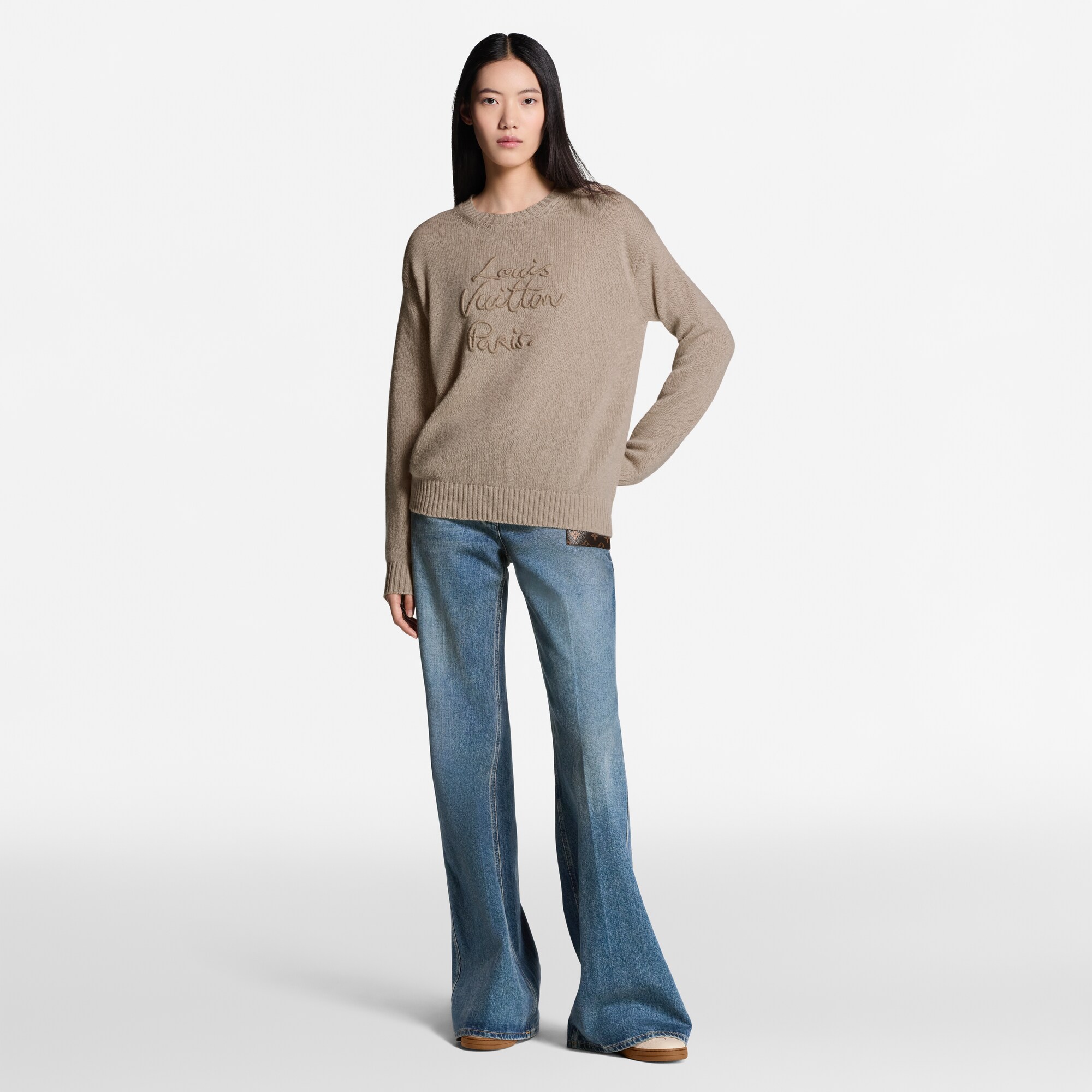 Cursive Signature Pullover  in Women