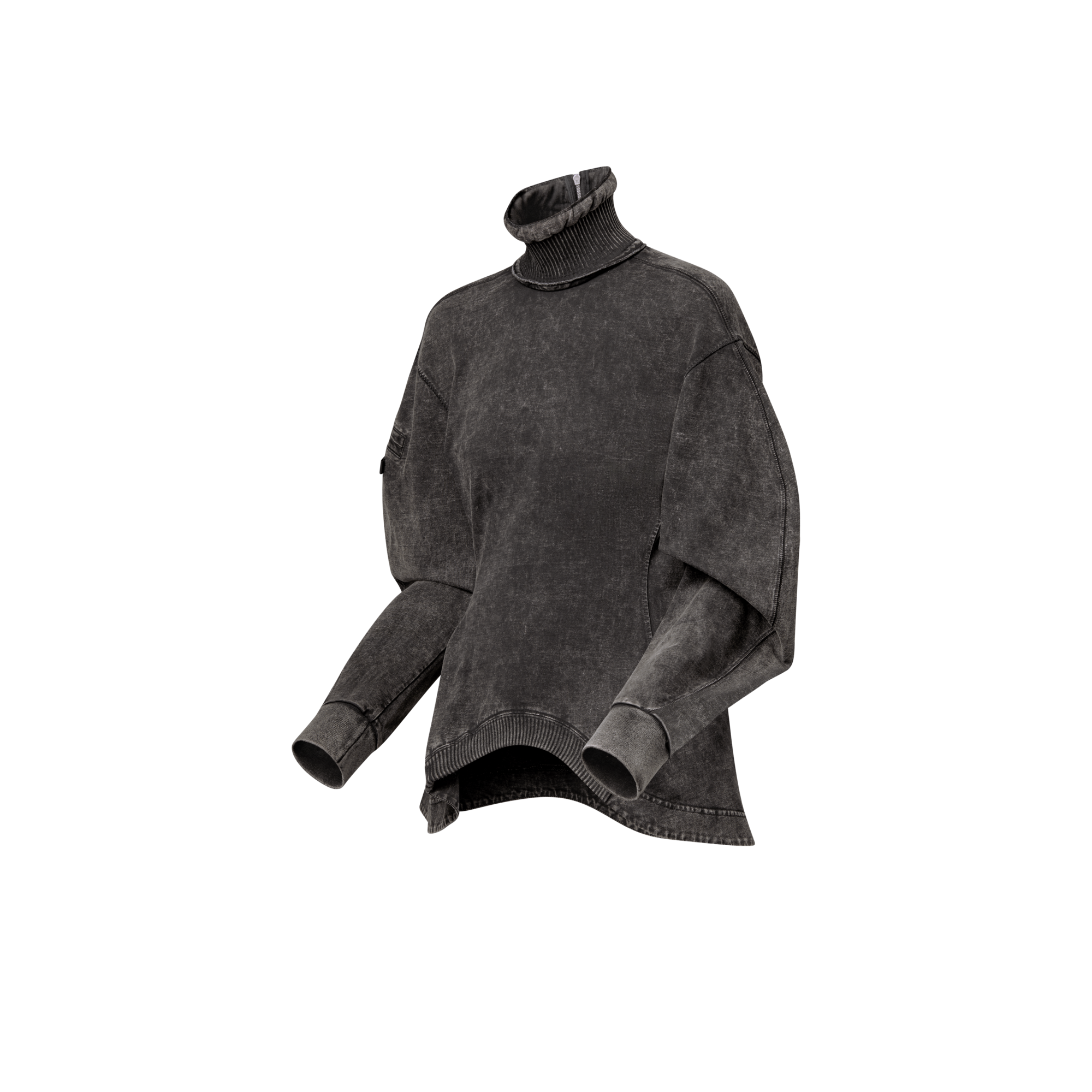 弧形下襬圍衣  in 女士