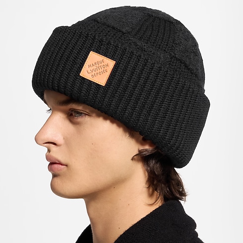 Damier Cloud Beanie . in Men's Accessories Hats, Beanies and Socks collections by Louis Vuitton (Product zoom)