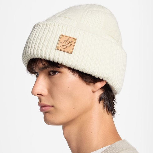 Damier Cloud Beanie . in Men's Accessories Hats, Beanies and Socks collections by Louis Vuitton (Product zoom)