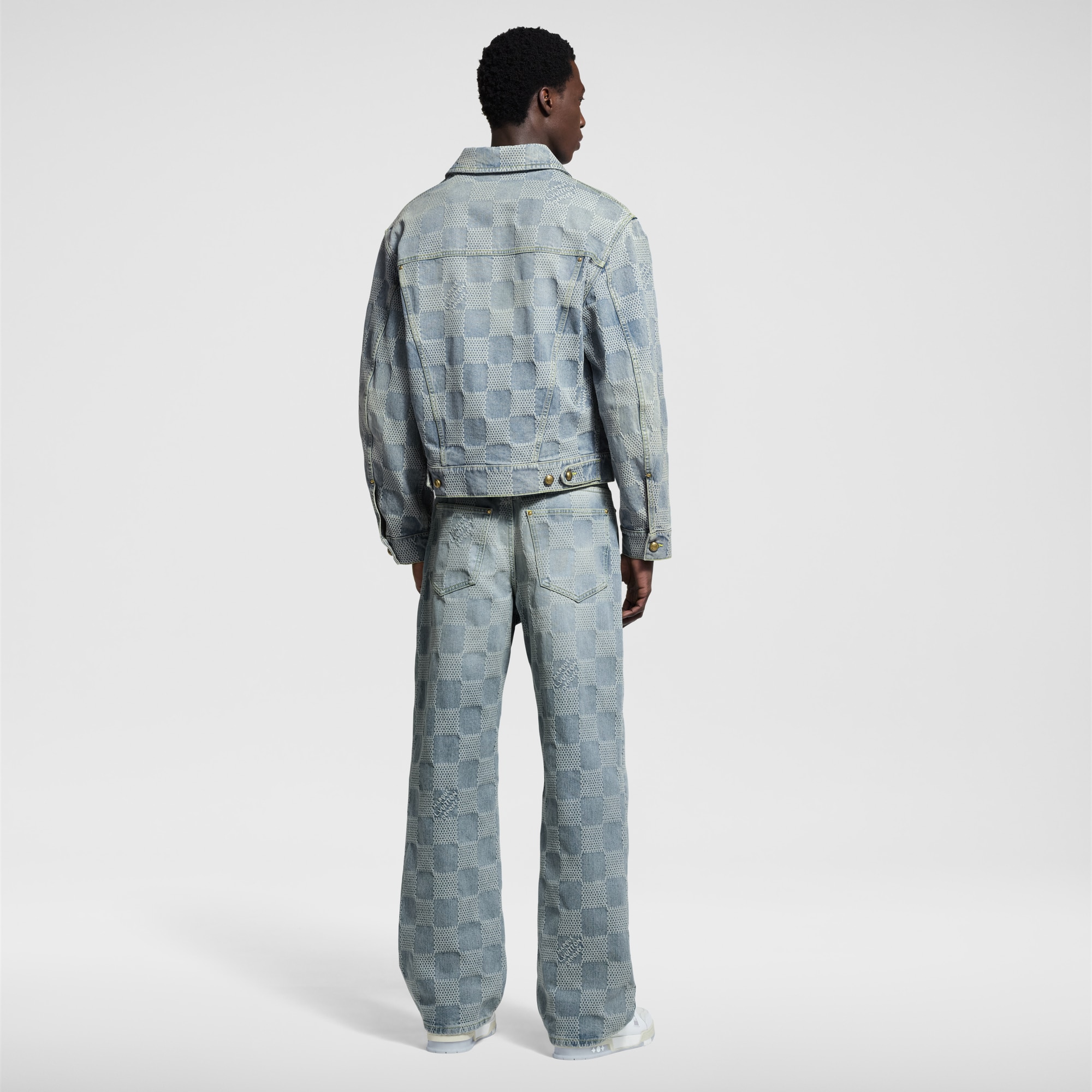 Damier Denim Skate Pants  in Men