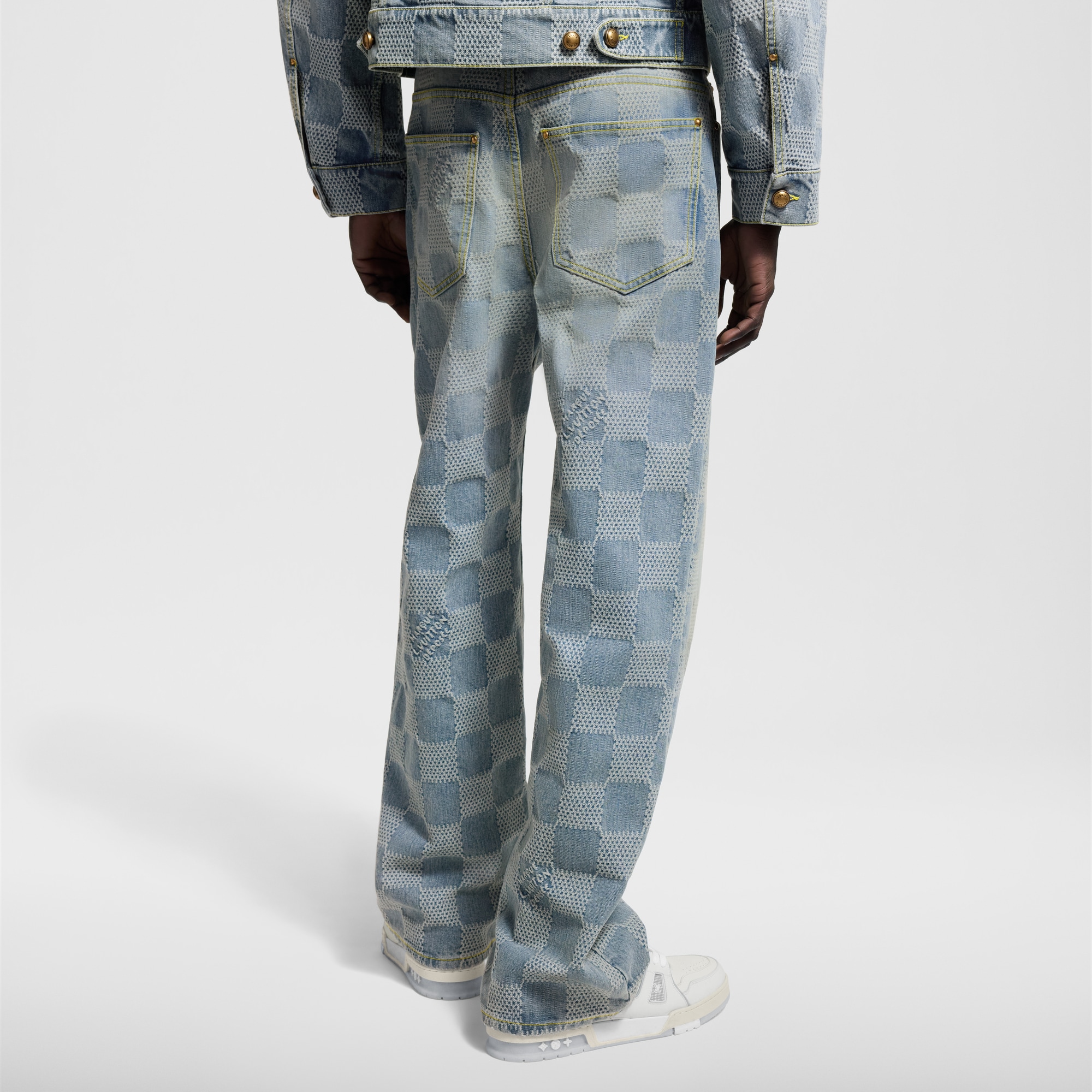 Damier Denim Skate Pants  in Men