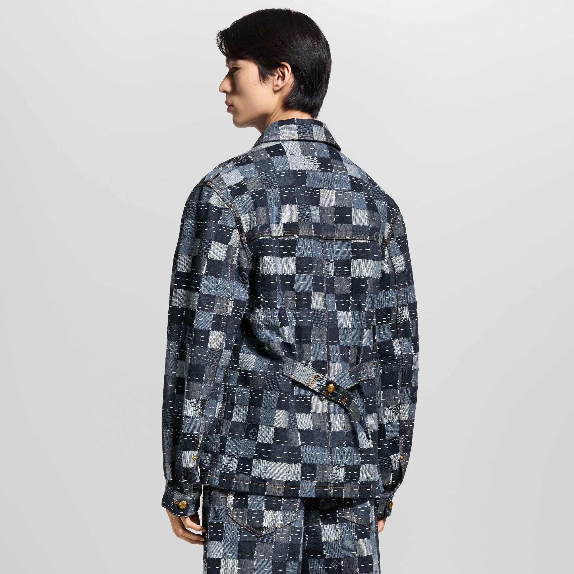 Damier Denim Workwear Blouson  in Men