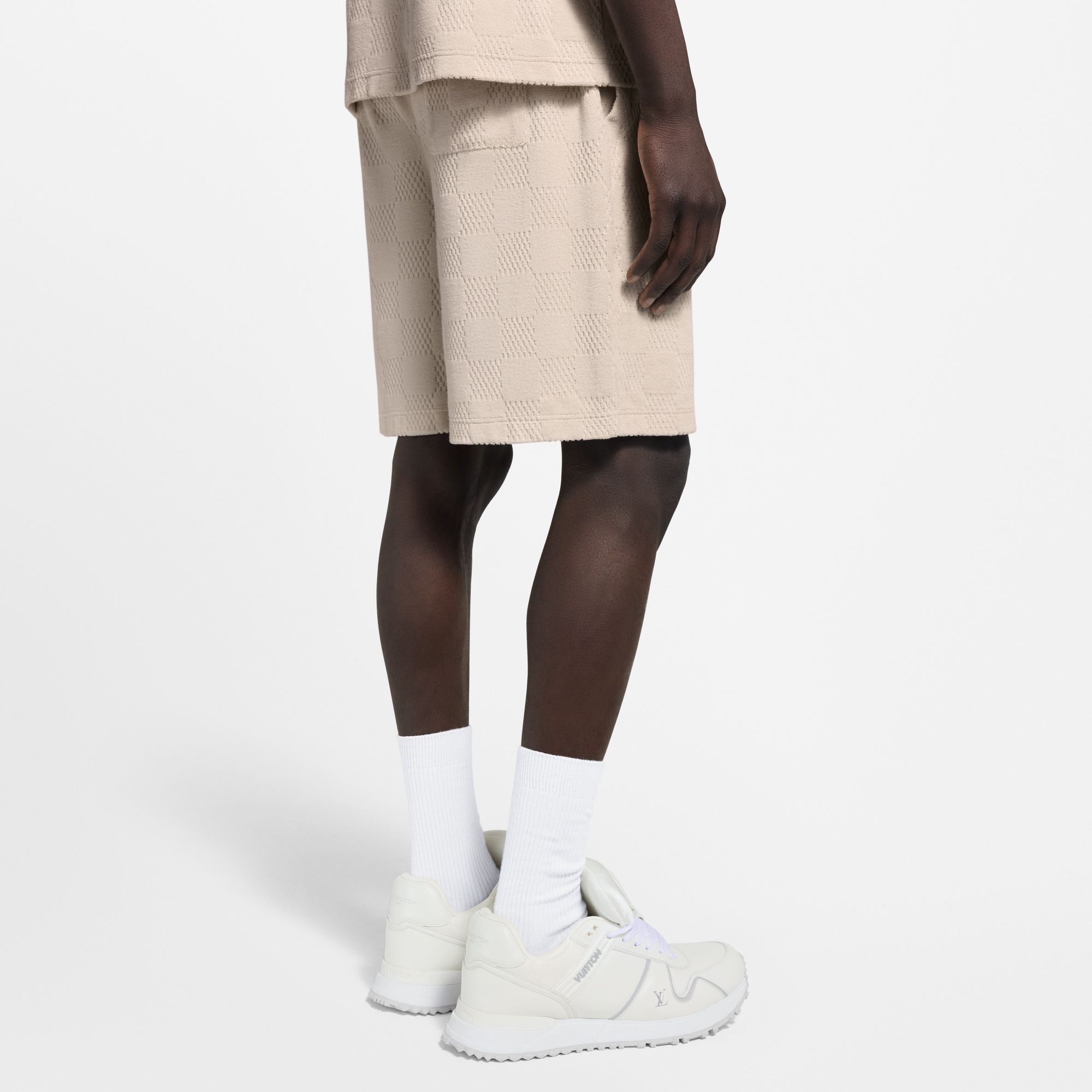 Damier French Terry Shorts  in Men