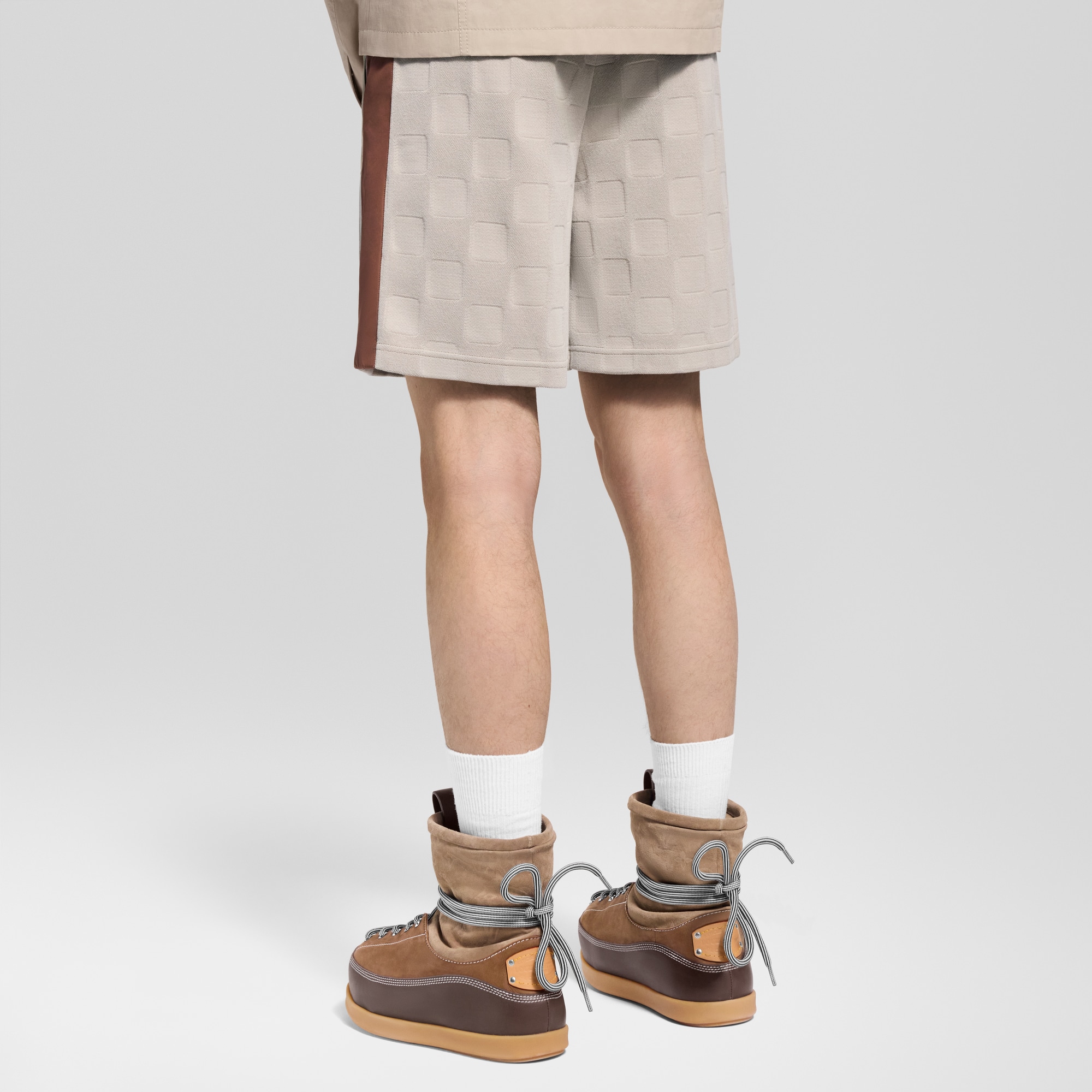 Damier Hybrid Workwear Shorts  in Men