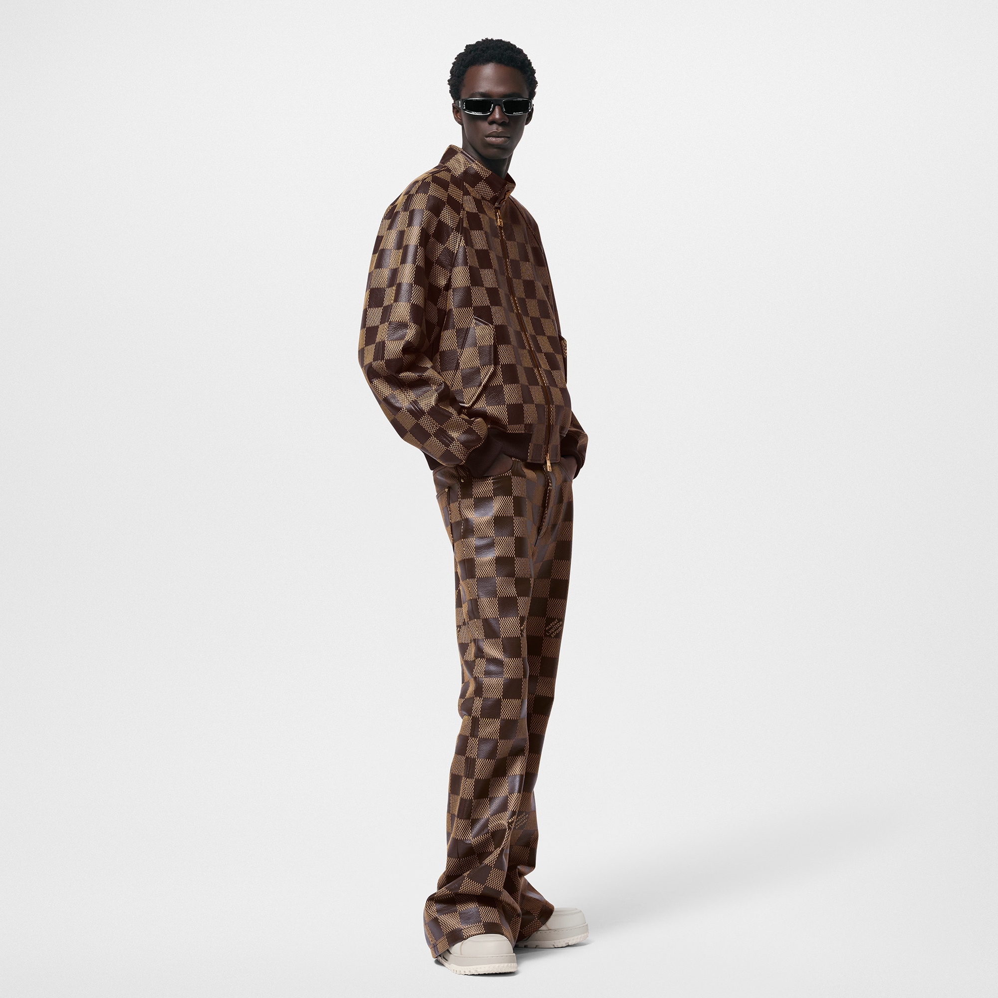 Pants Tuta Uomo Louis Vuitton Tuta Di Louis Vuitton Damier Leather