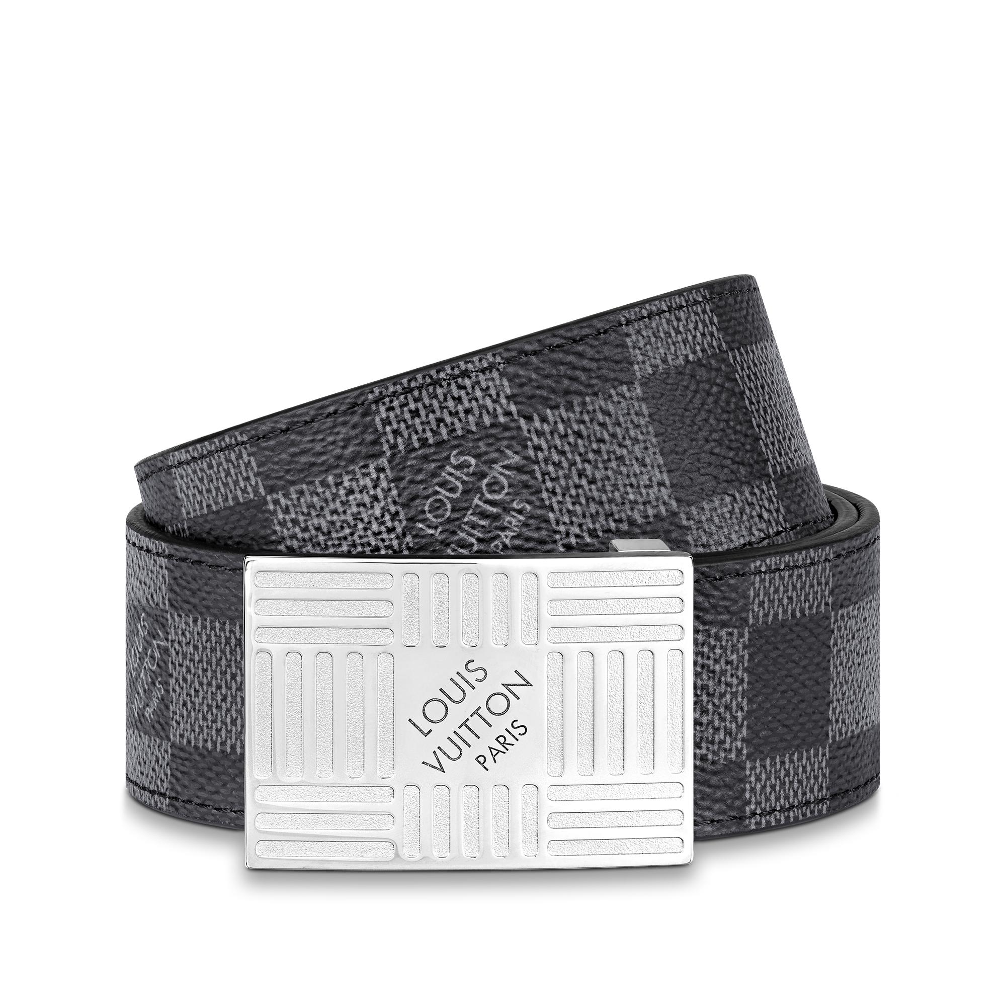 louis vuitton checkered belt