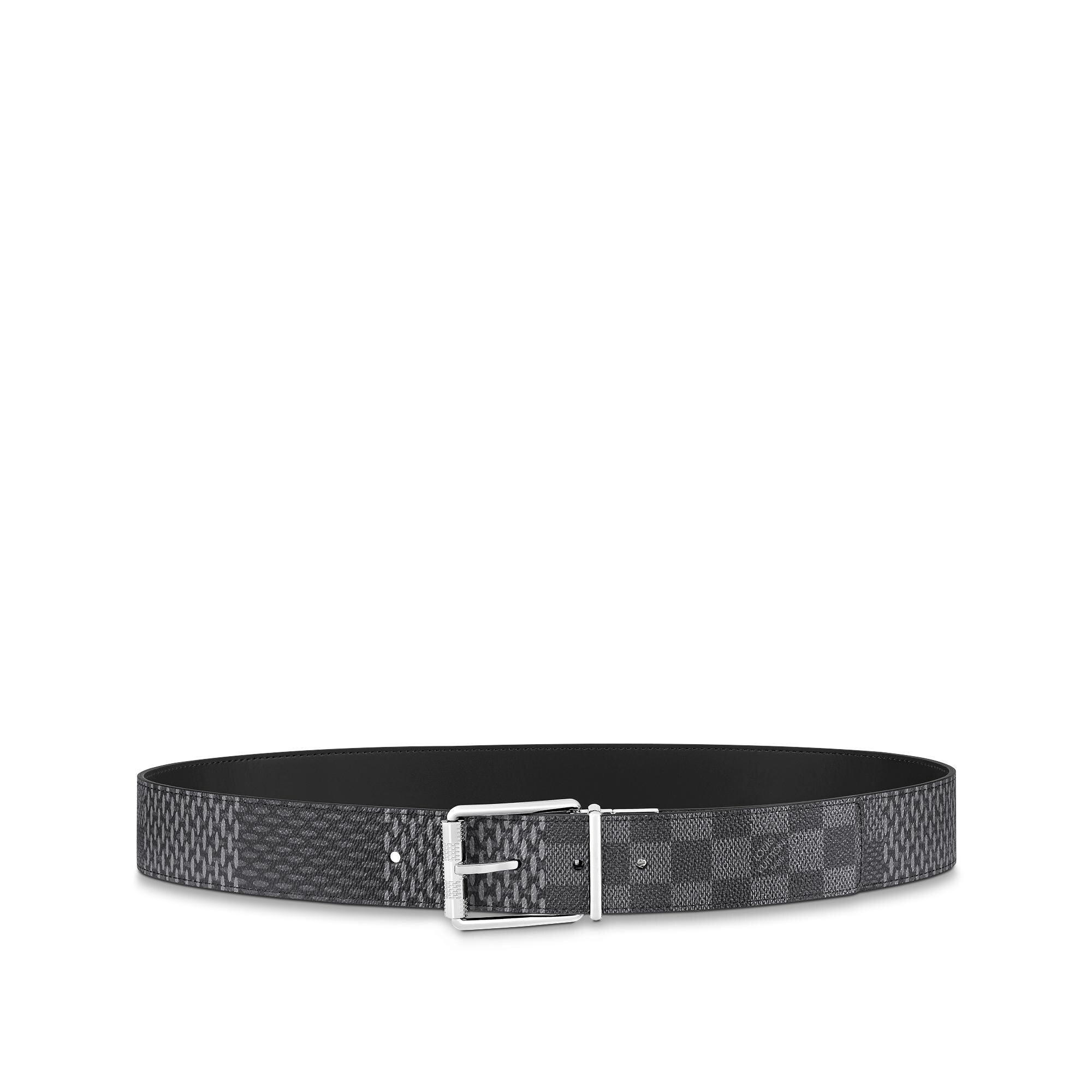 louis vuitton checkered belt
