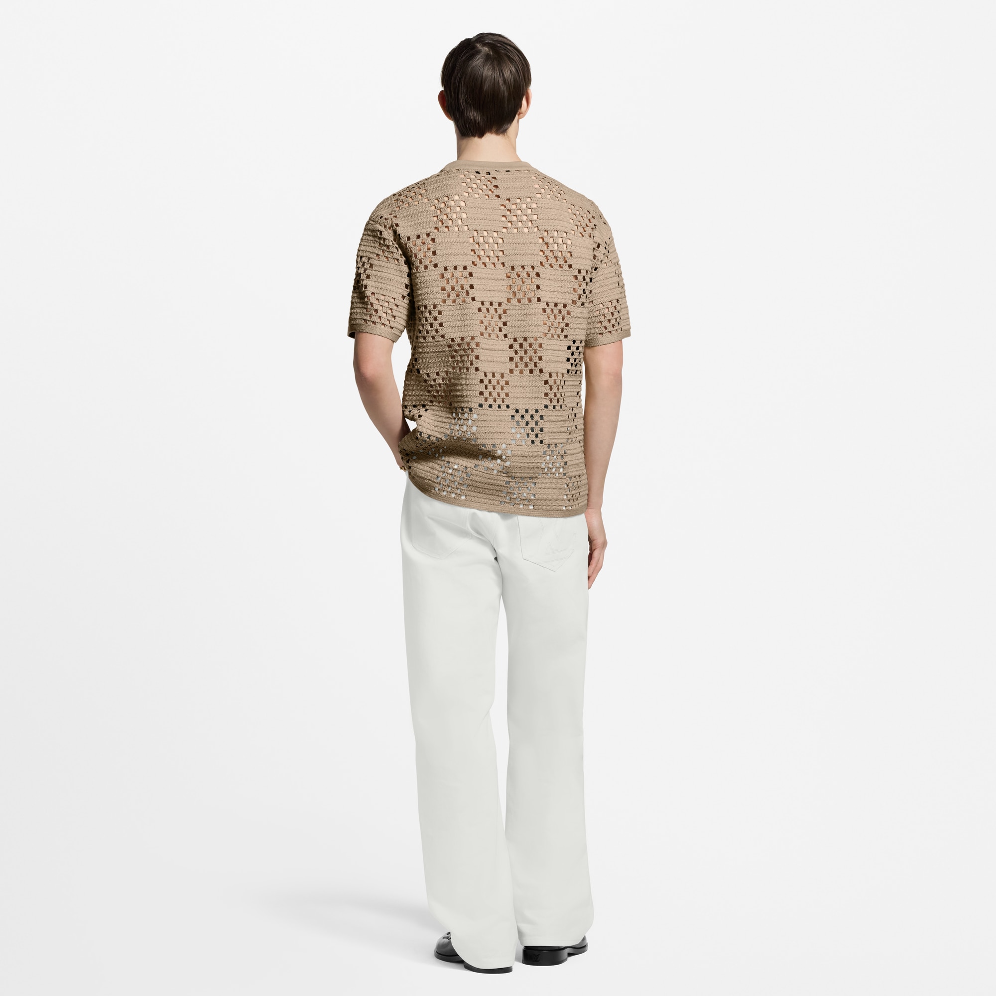 Damier Raffia T-Shirt  in Men