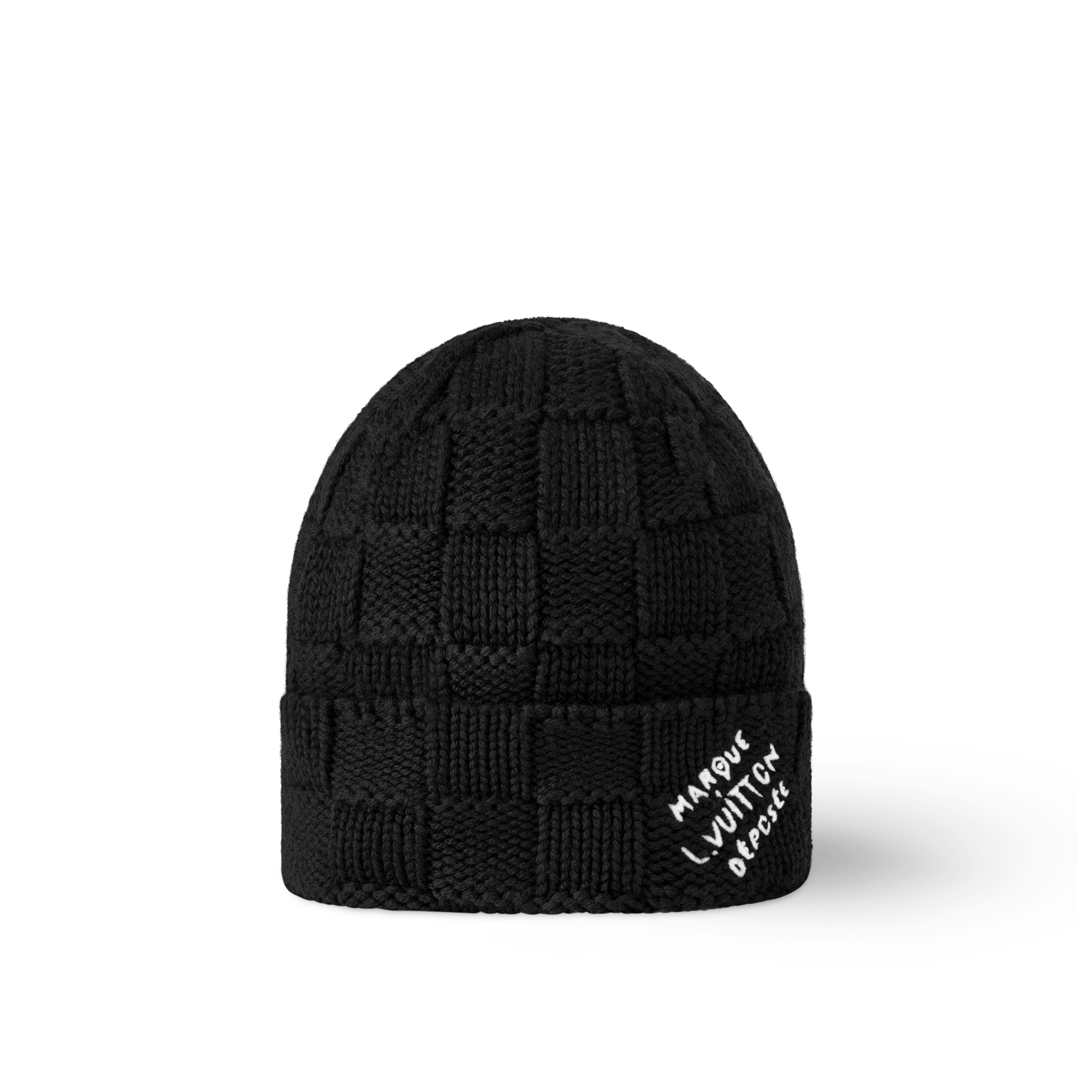 Damier Snug Beanie . in Men
