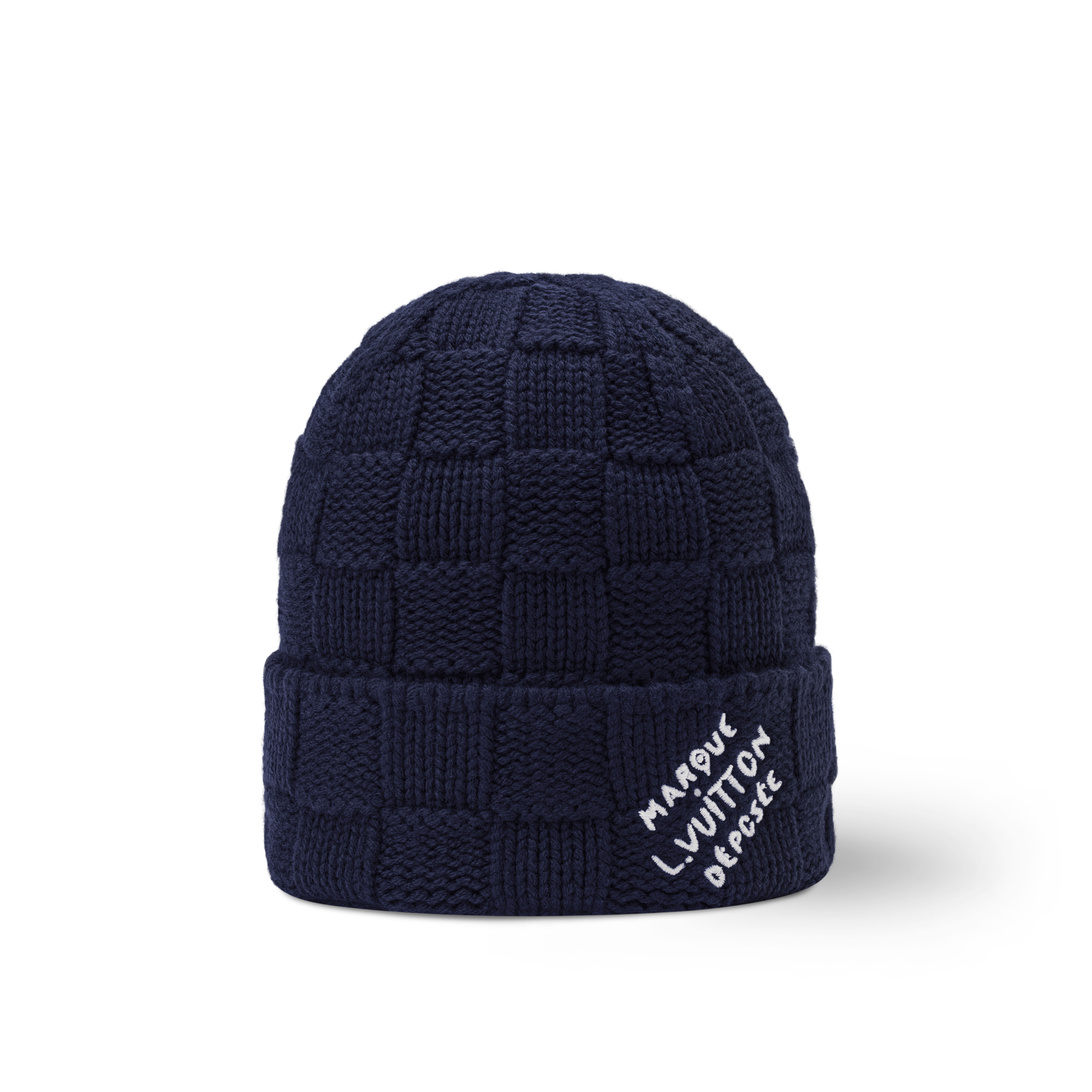 Damier Snug Beanie . in Men