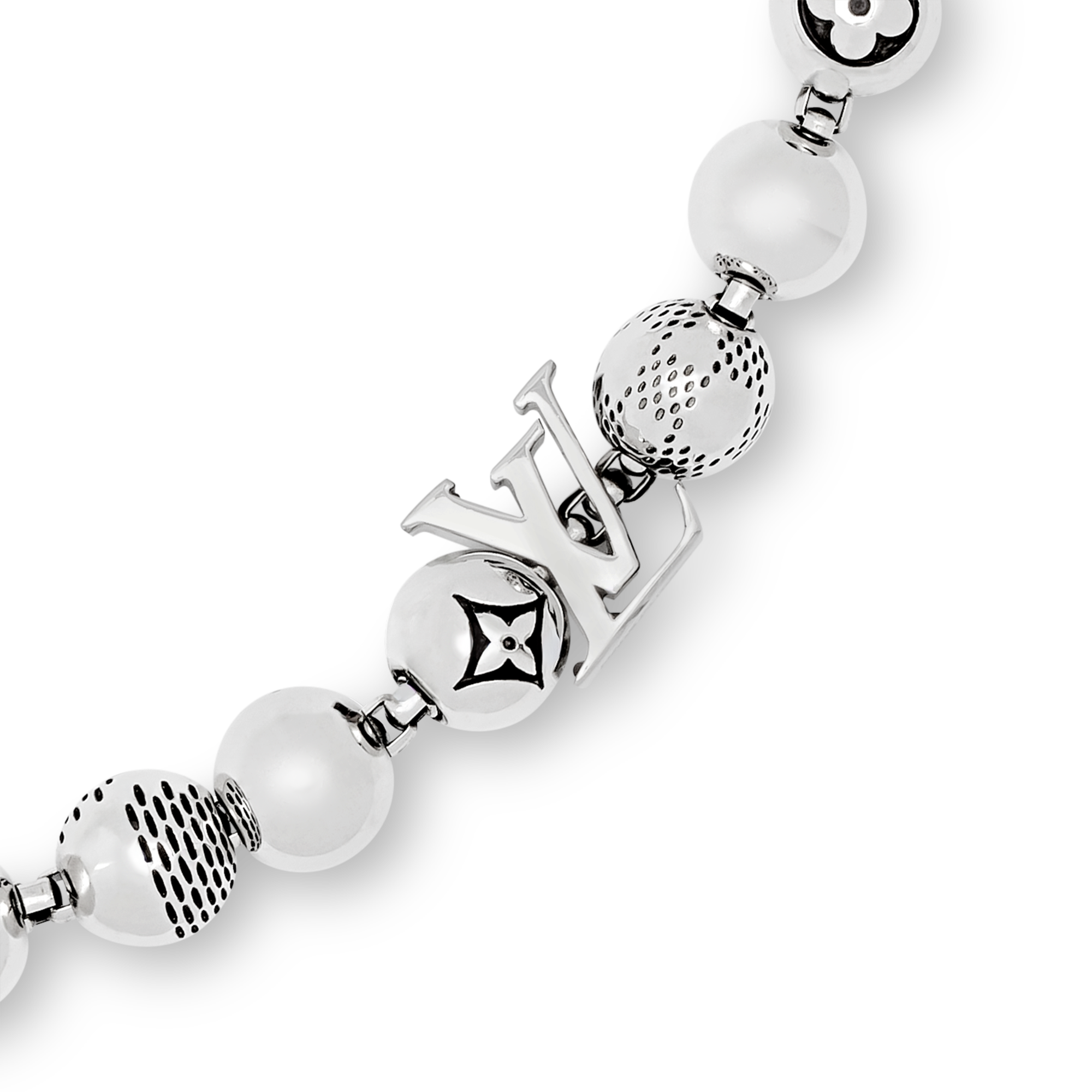 Damier Staples Ball Necklace . in Men