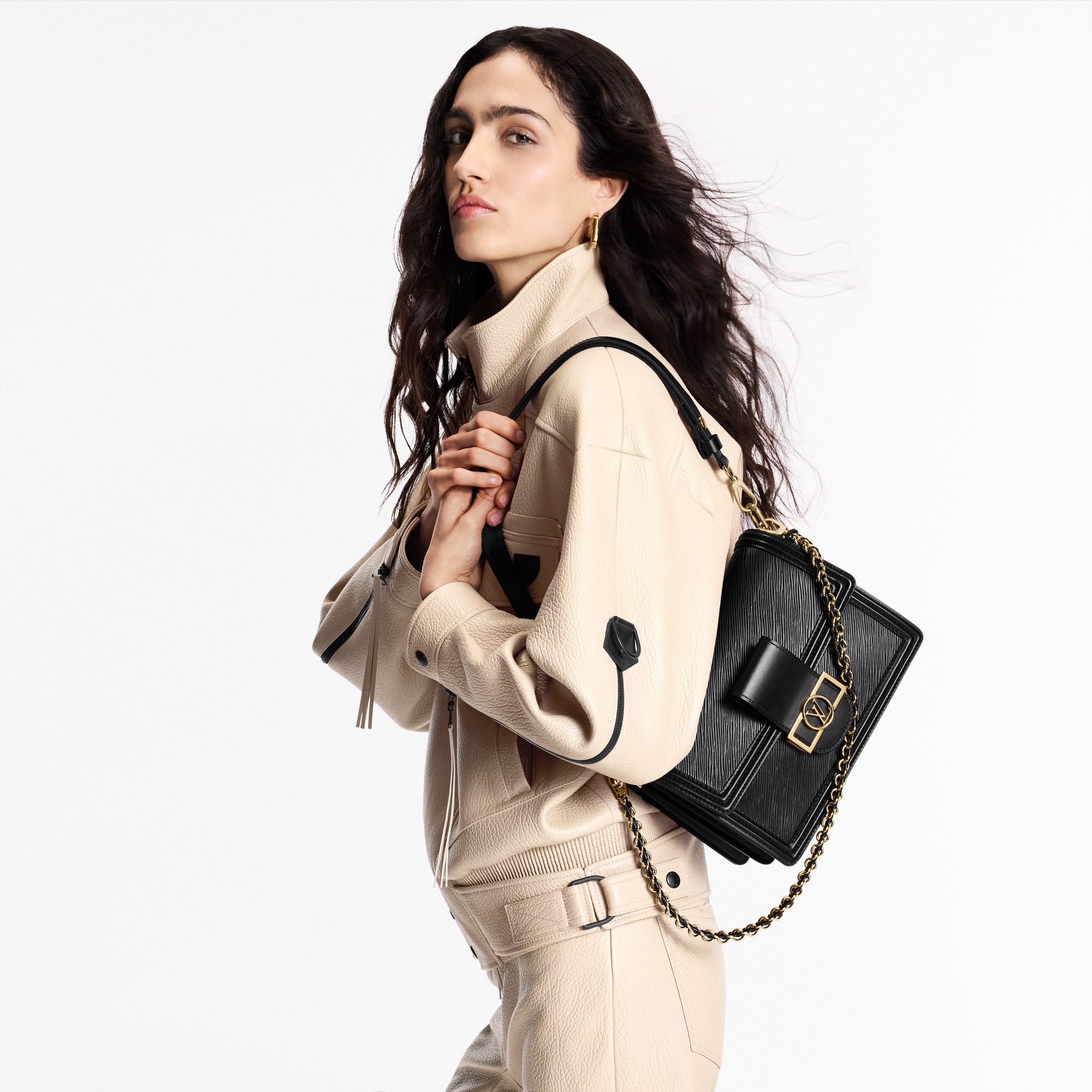 Dauphine MM Epi 皮革 in 女士