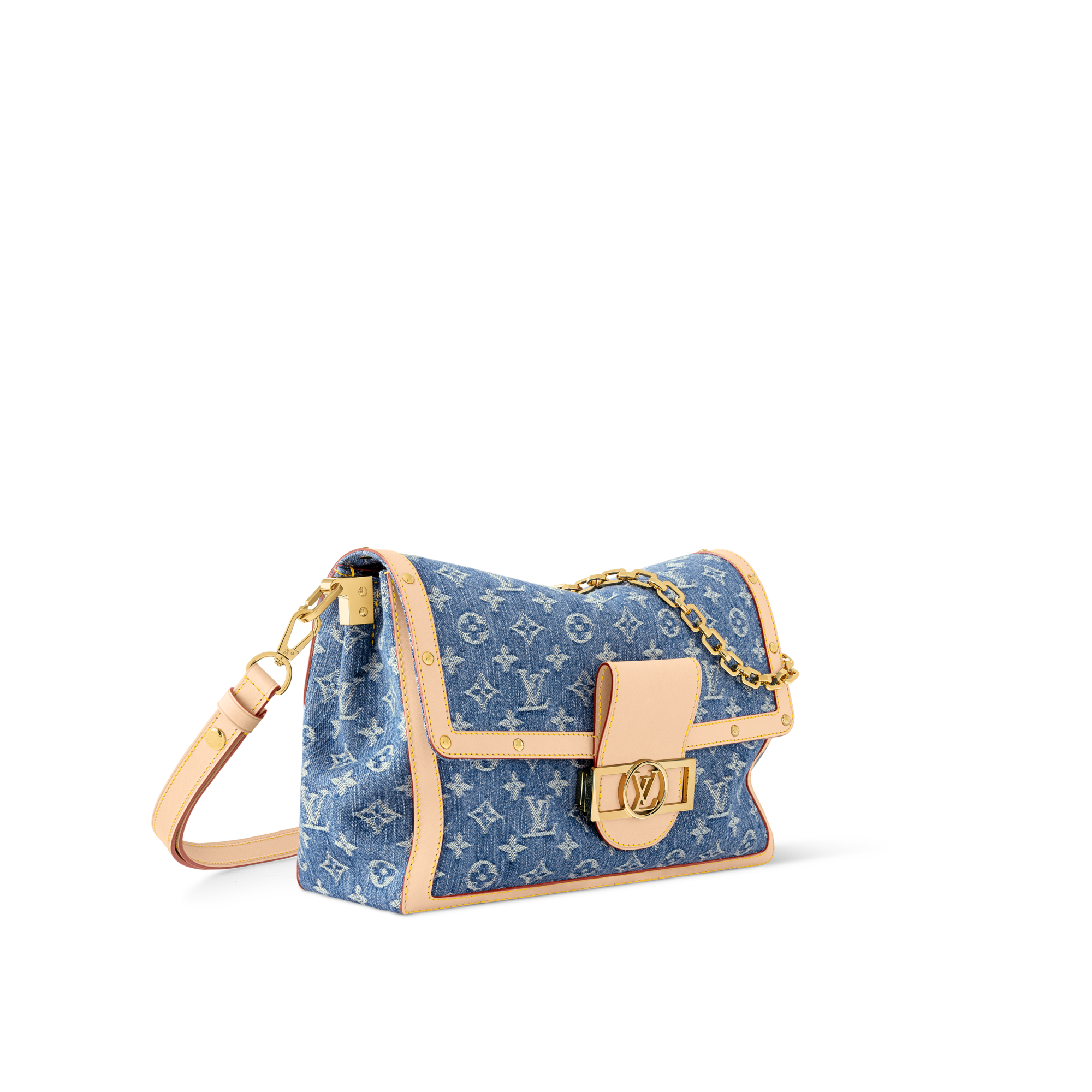 Dauphine Soft GM Monogram Denim in Bags and Small Leather Goods