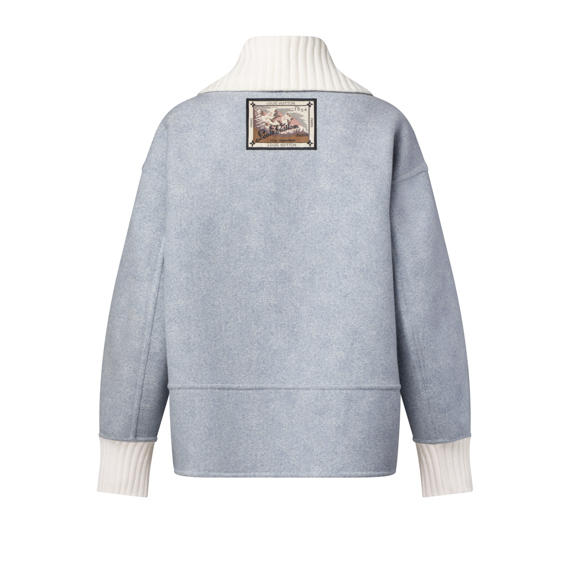 Denim-Effect Double Face Jacket  in Women