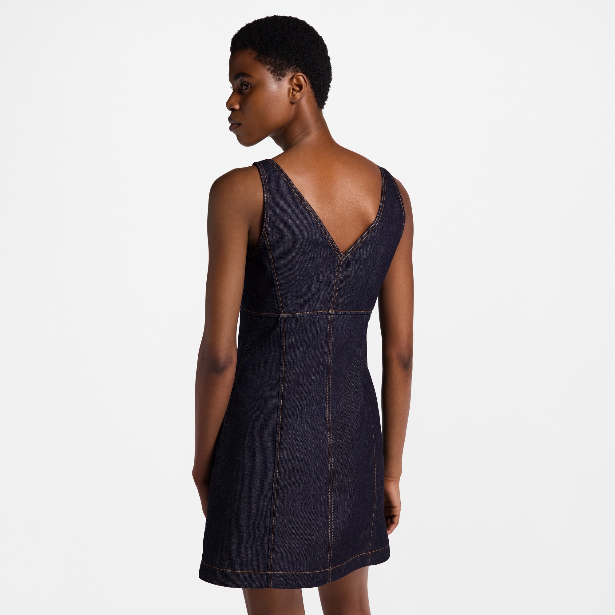 Denim Mini Dress  in Women