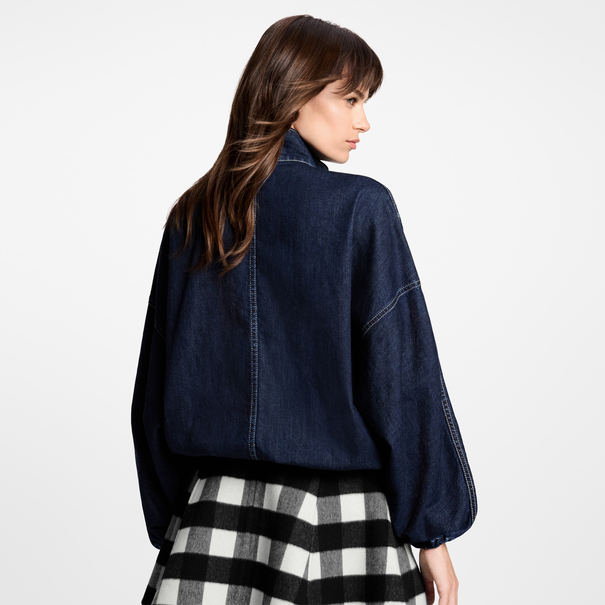 拉鏈牛仔外套  in 女士