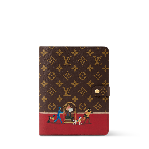 Desk agenda cover MM Carnets de Palace . in Trunks, Travel and Home's Library and Stationery Office and Writing collections by Louis Vuitton (Product zoom)