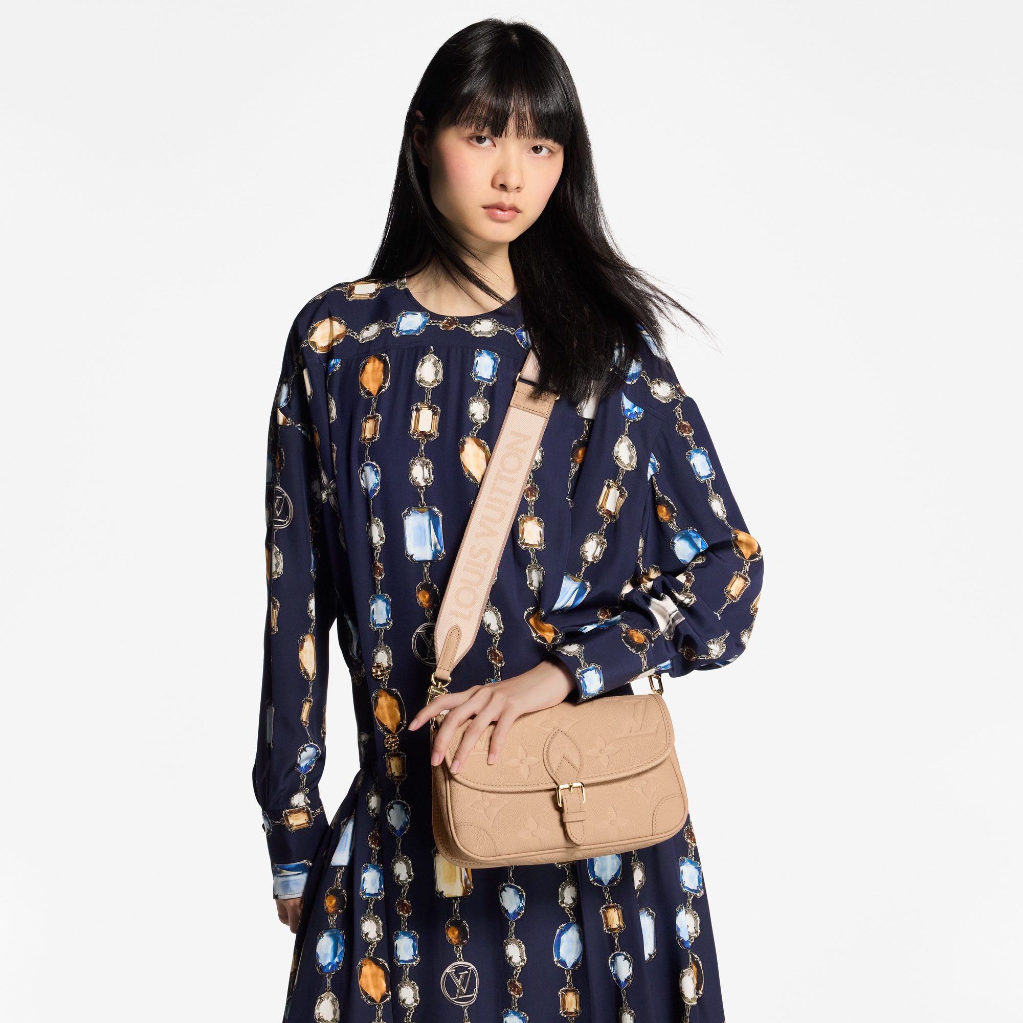 Diane Monogram Empreinte Leather in Women