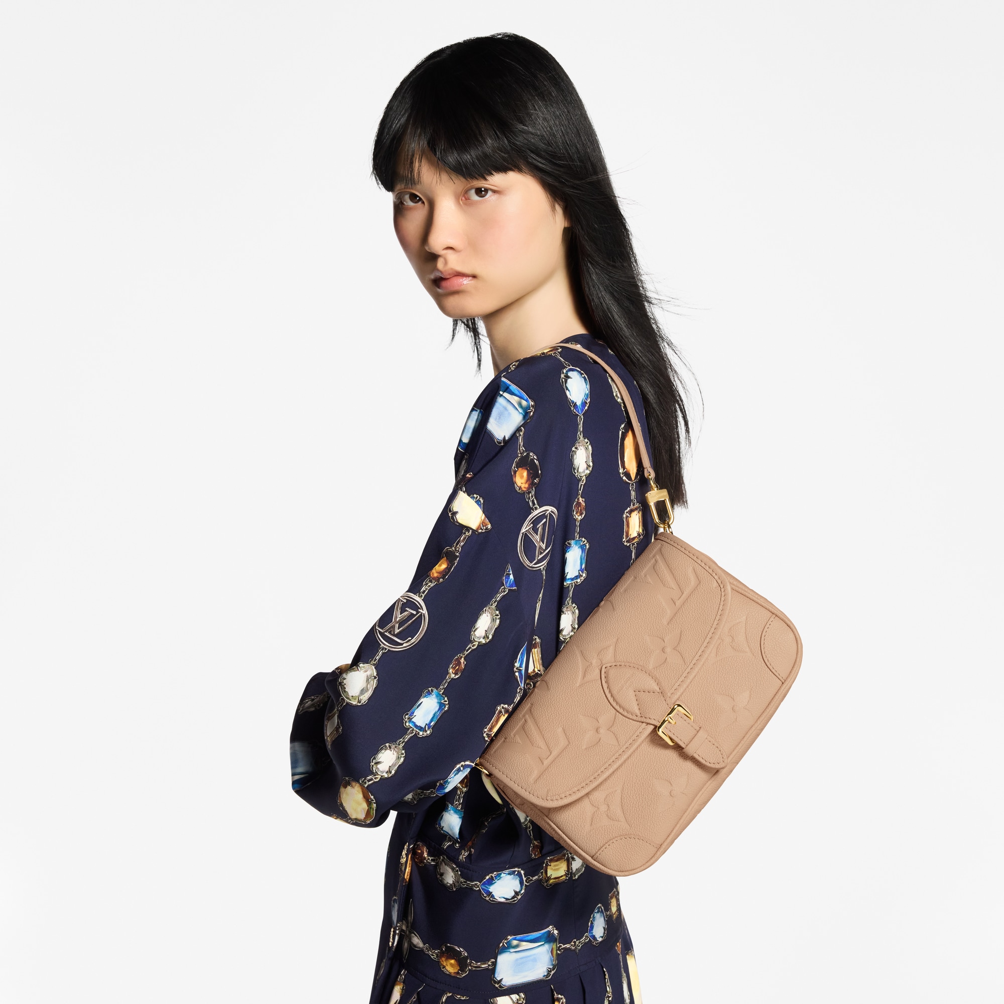 Diane Monogram Empreinte Leather in Women