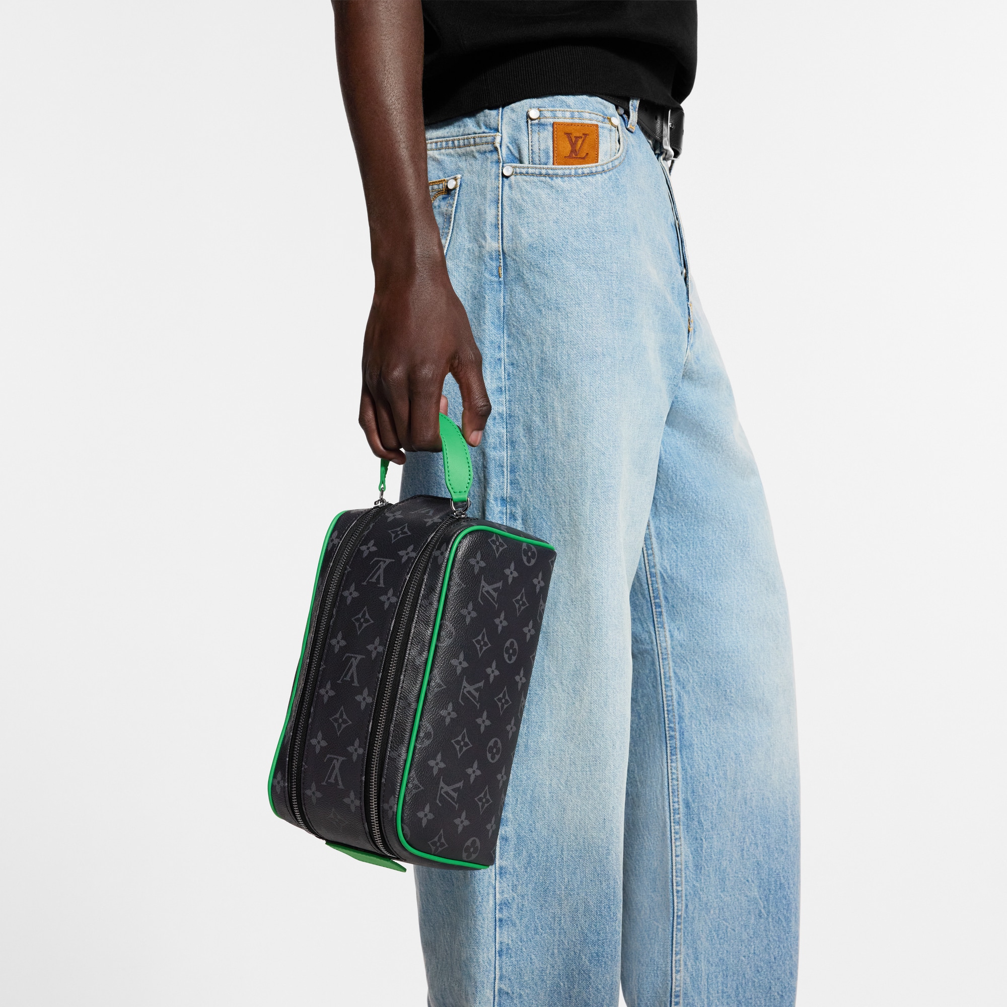 Dopp Kit Monogram Eclipse 帆布 in 男士