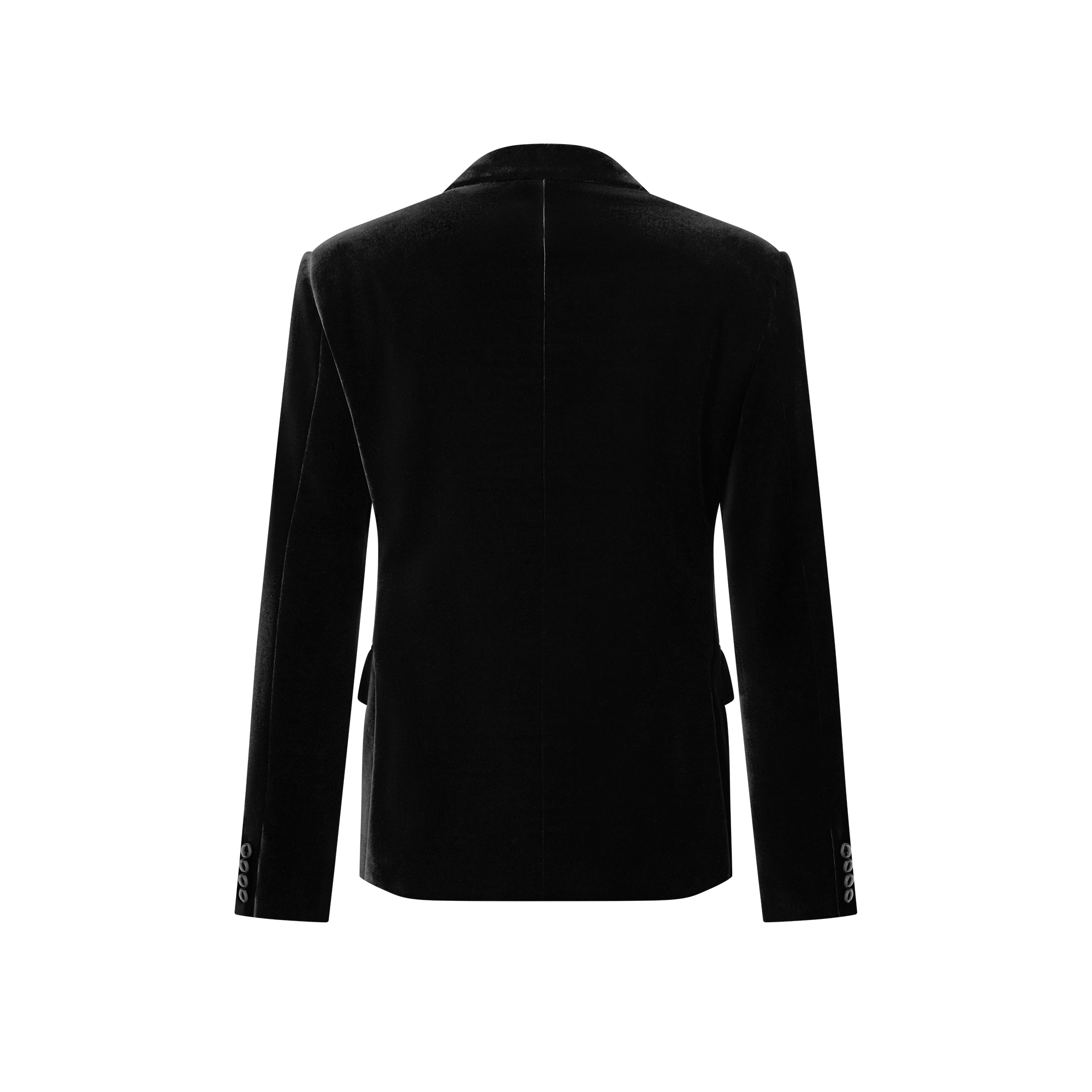 Double-Breasted Velvet Jacket  in Men