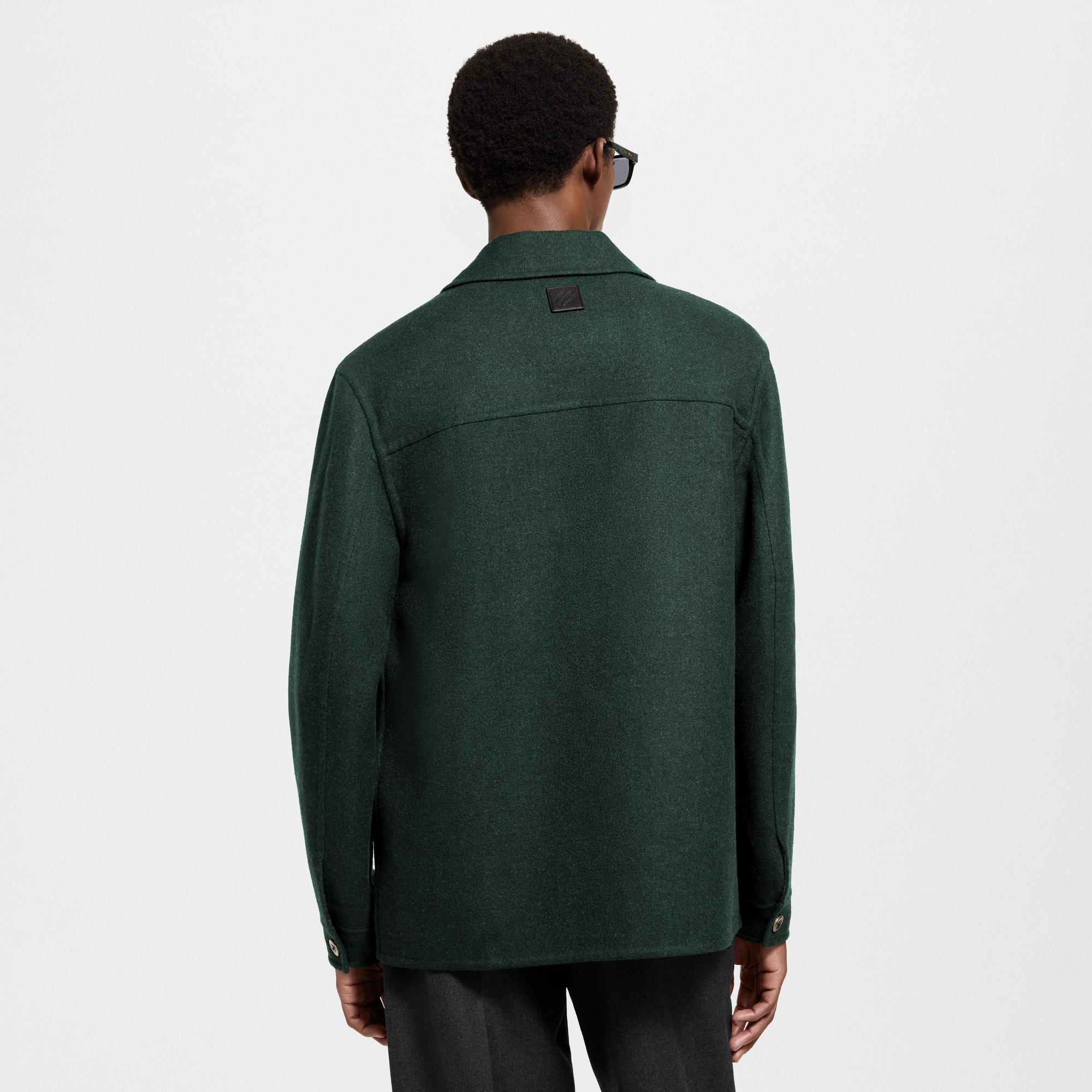 雙面山羊絨混紡工裝風外套  in 男士