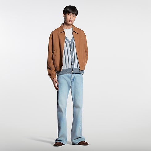 Double Face Wool Blouson in Men's Ready to Wear Outerwear and Coats collections by Louis Vuitton (Product zoom)